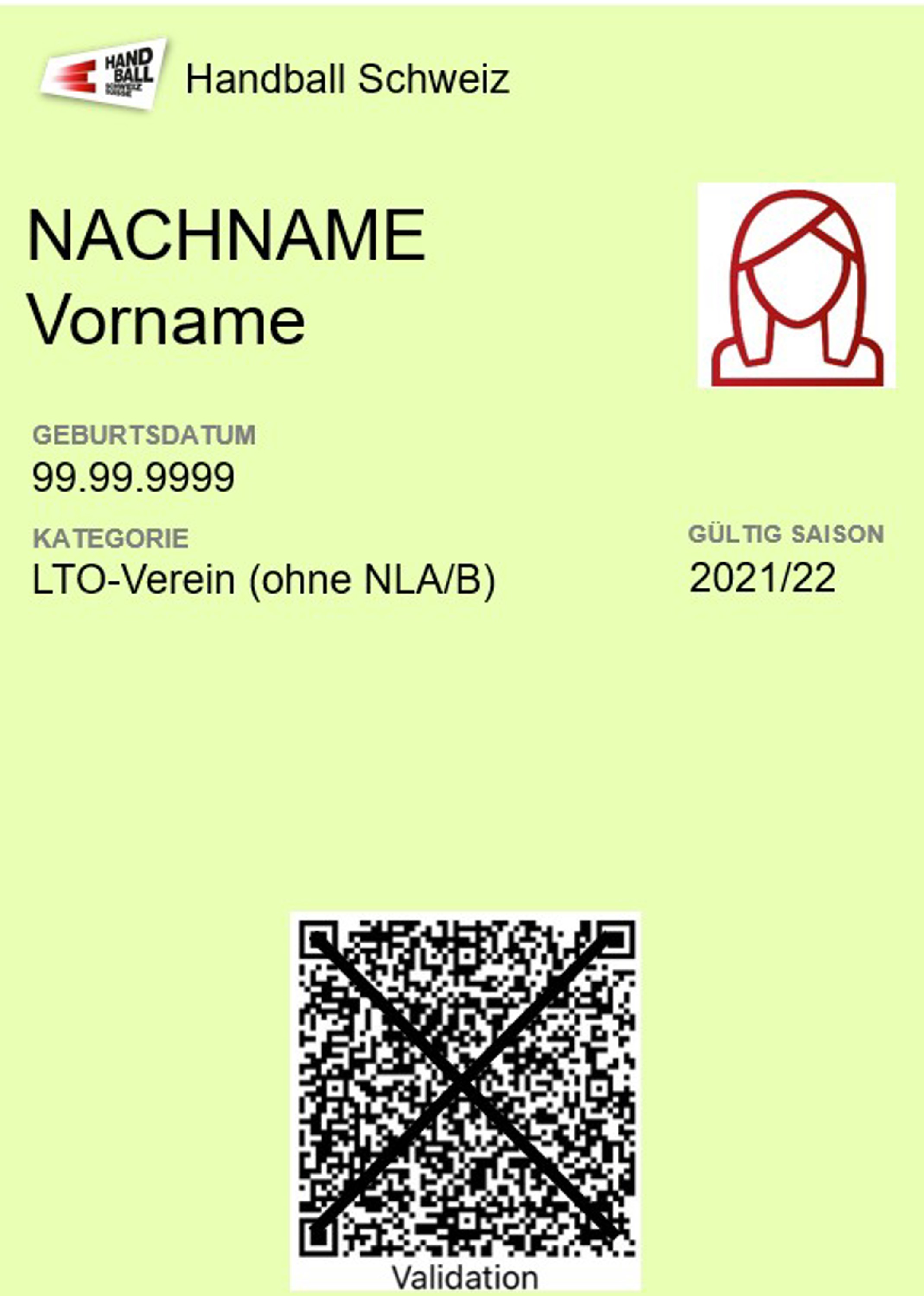 Ausweis LTO Hellgrün