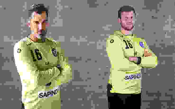 Nikola Marinovic (l.) und Noah Ineichen bleiben bei GC Amicitia Nikola Marinovic (l.) und Noah Ineichen bleiben bei GC Amicitia