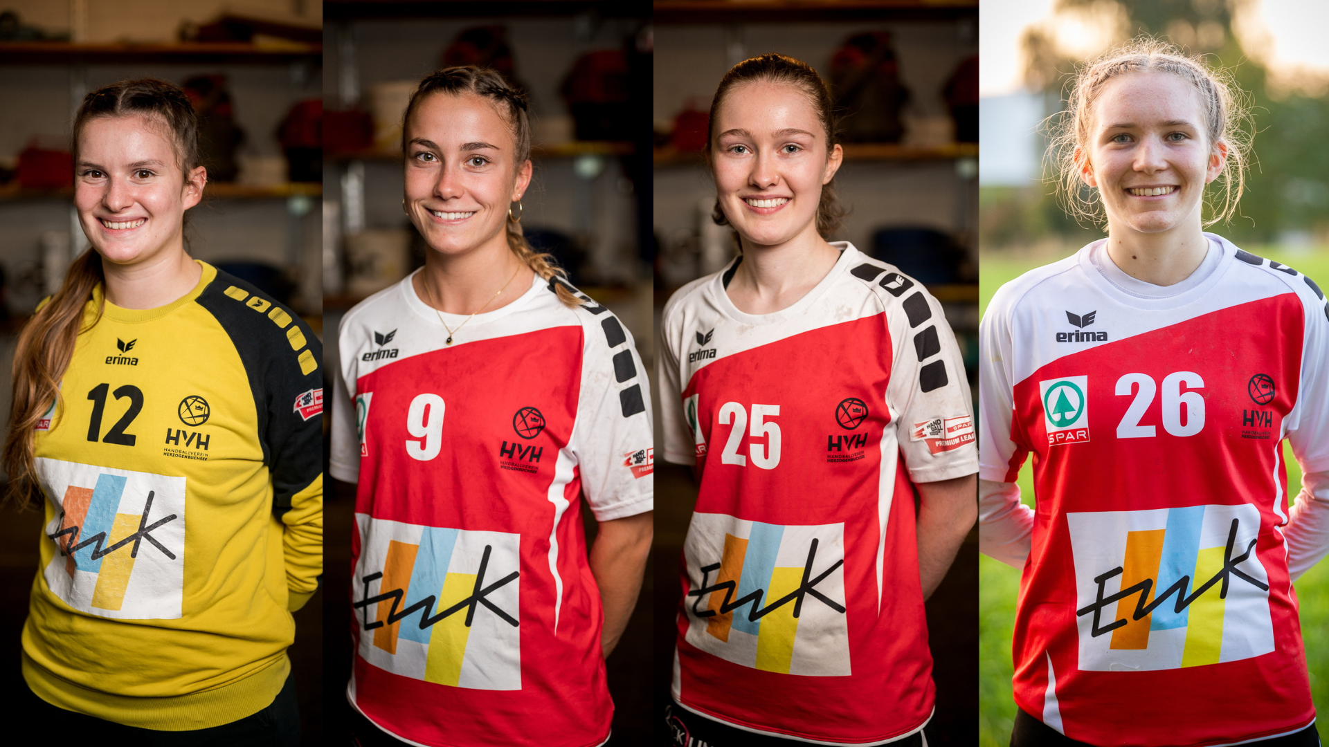 Leandra Lüthi, Muriel Hofer, Janissa Schmied, Sev Albrecht