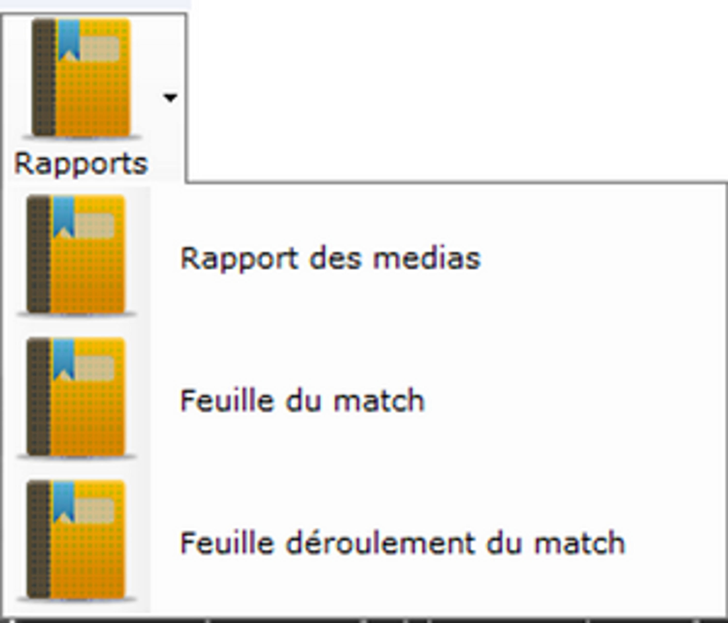 LT 9 0 Menu Berichte FR