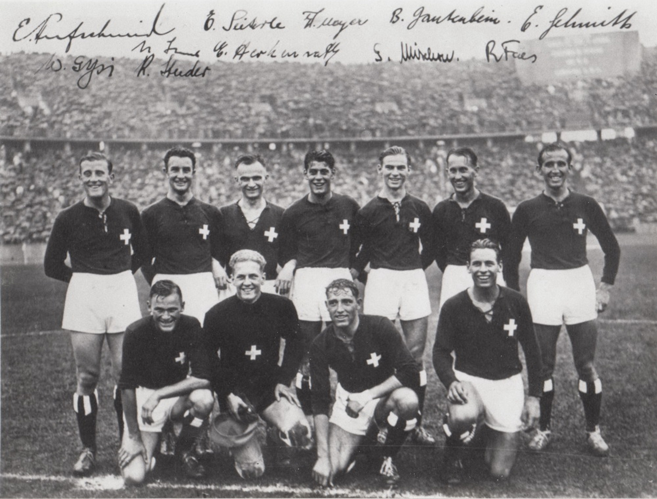 1936 FHNM SUI-HUN 10-5 Olympische Spiele Berlin