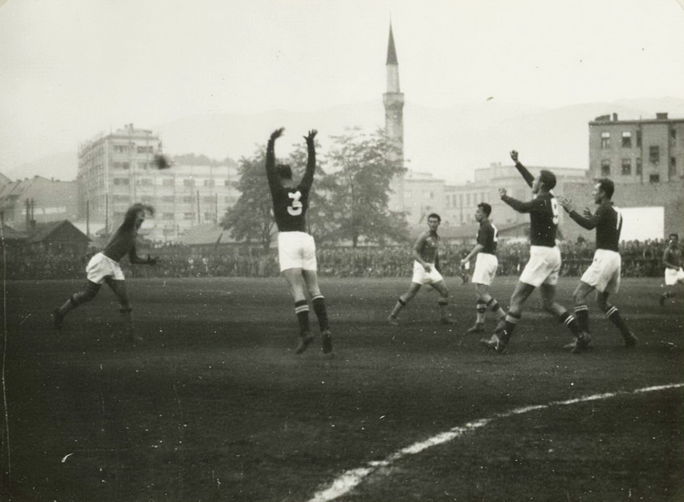 18.10.1950 Yugoslawien - Schweiz 7:12 (4:6) in Sarajewo, 8000 Zuschauer, Schiedsrichter Klima (AUT)