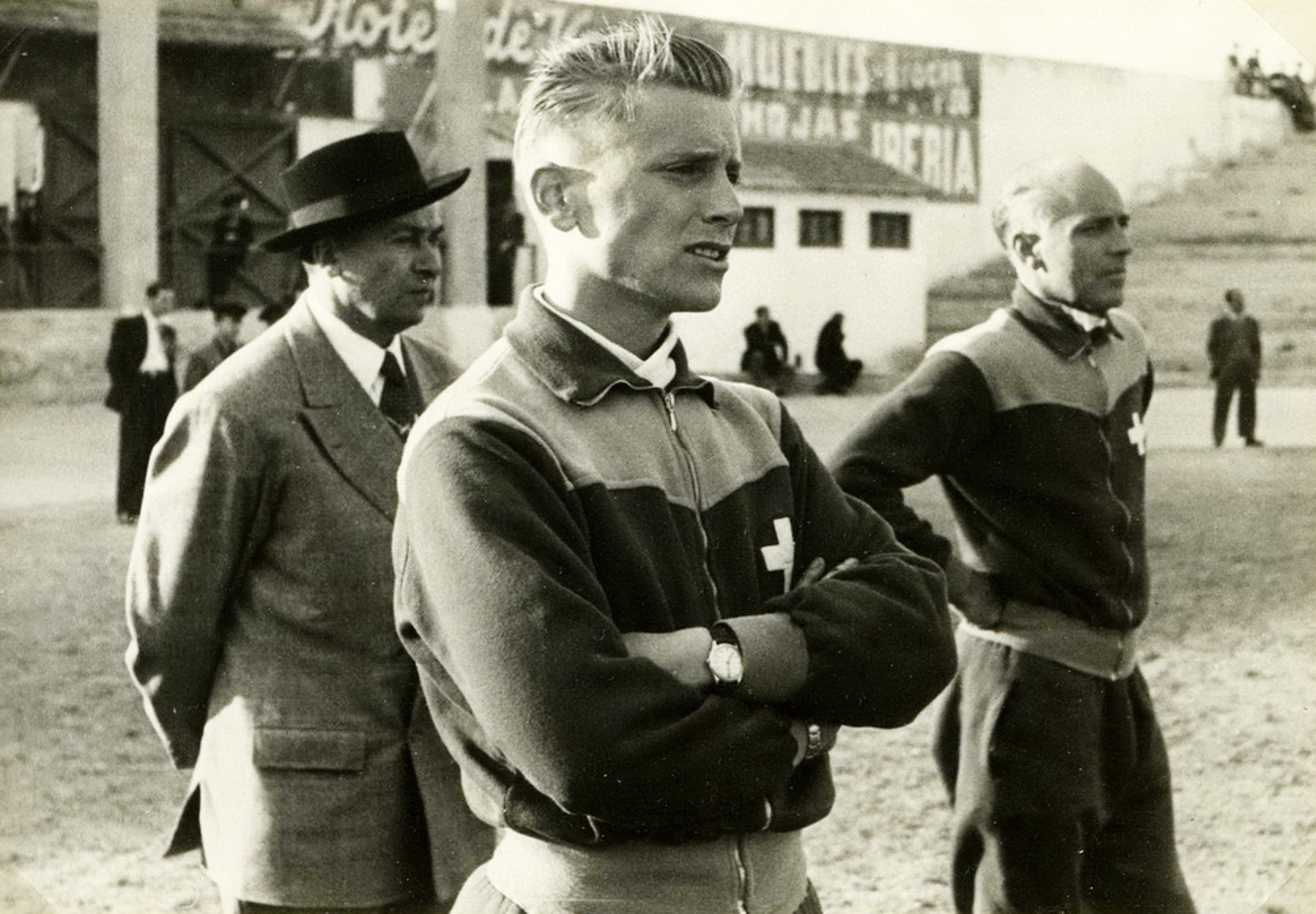 19.5.1951 Spanien - Schweiz 2:8 (0:4) in Madrid, 3000 Zuscheuer, Schiedsrichter Albert Jordan