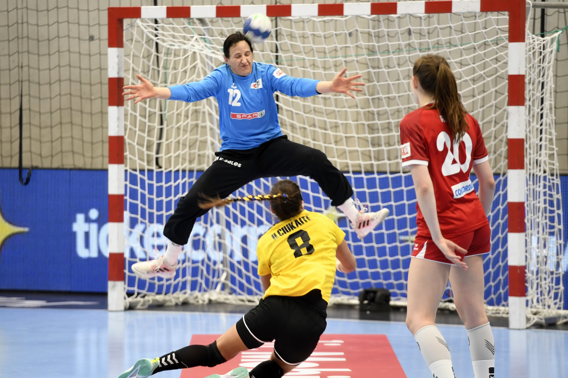 Handball Frauen - Laenderspiel Schweiz - Litauen