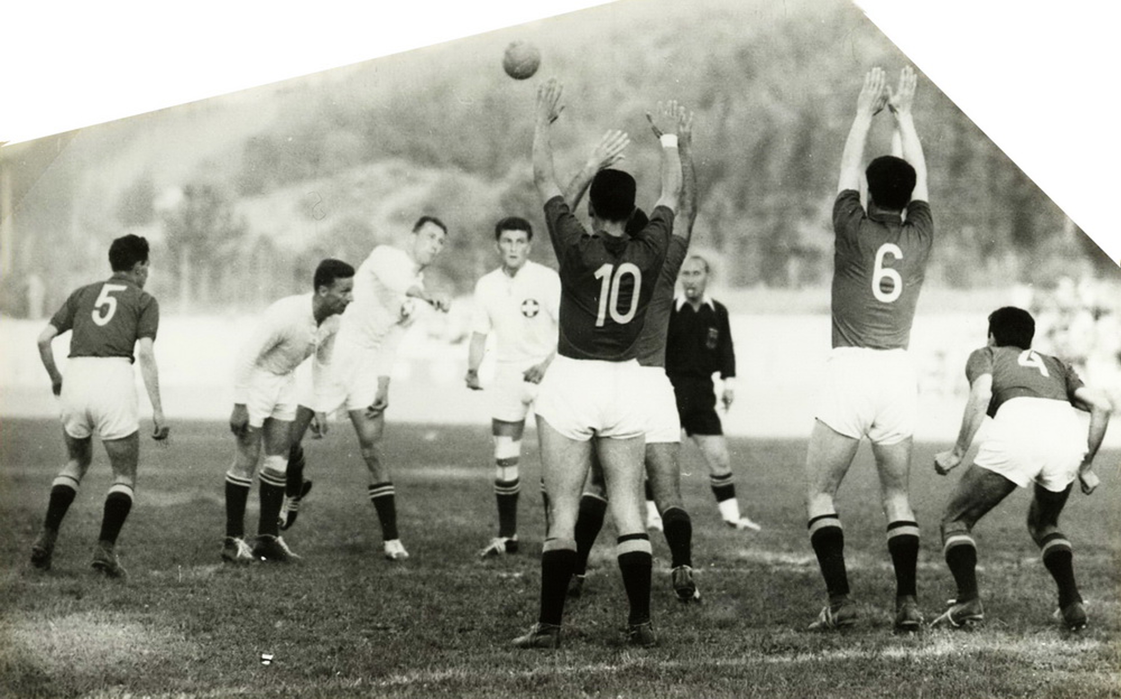 1.7.1955 Schweiz Spanien 18:7 (9:3), Möslestadion, Freiburg, 4000 Zuschauer, SR Gerstenberger (GER), Feld WM in Dortmund, 2. Vorrundenspiel