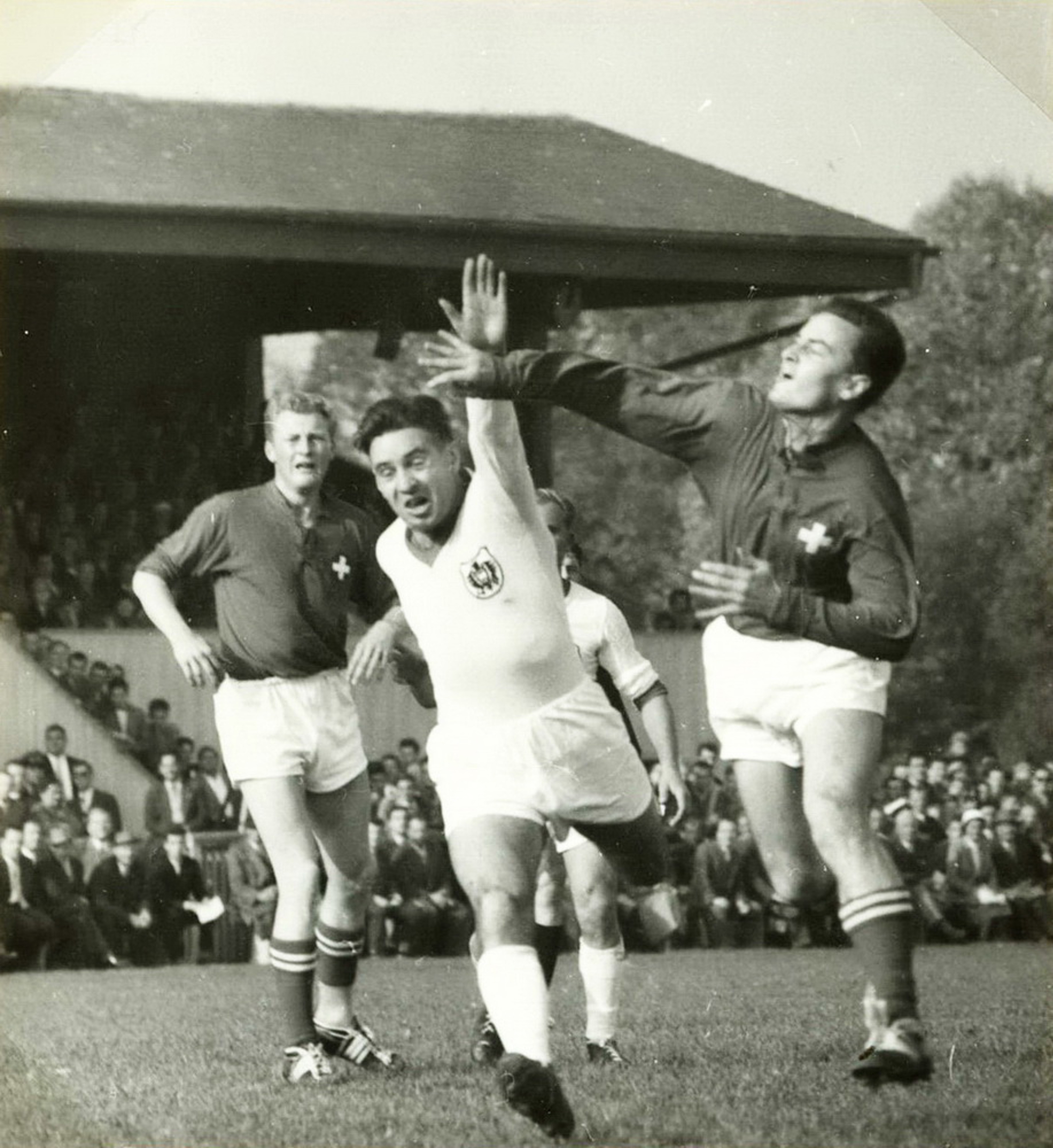 13.10.1957 Schweiz - Österreich 17:13 (10:3), Aarau Brügglifeld, 5800 Zuschauer, Schiedsrichter Bourgeois, FRA