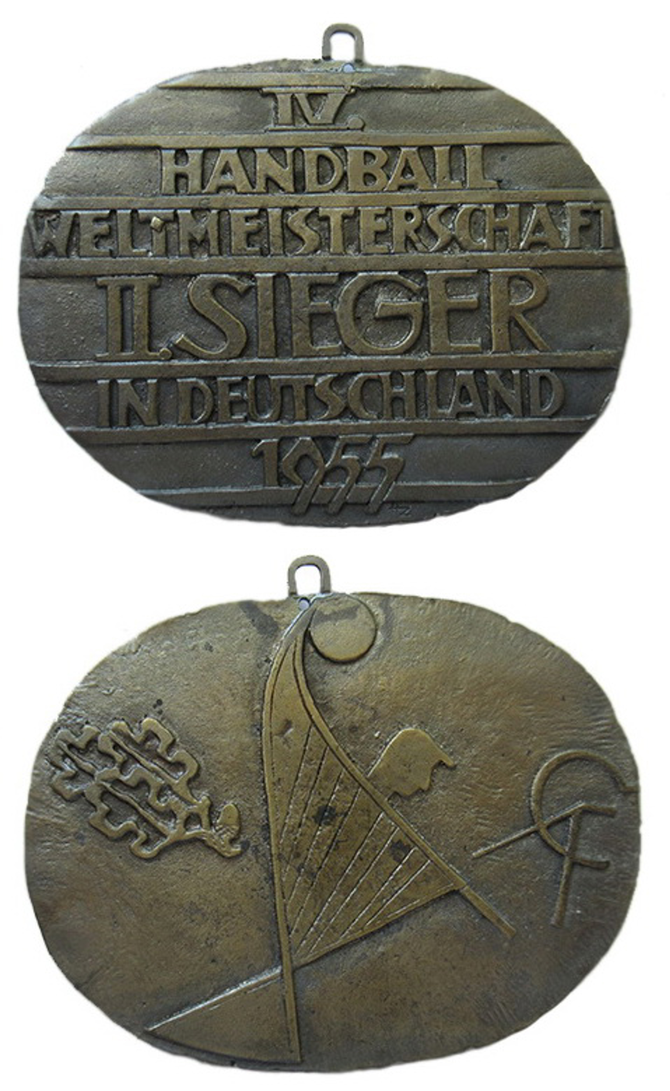 1955 WM Medaille Silber