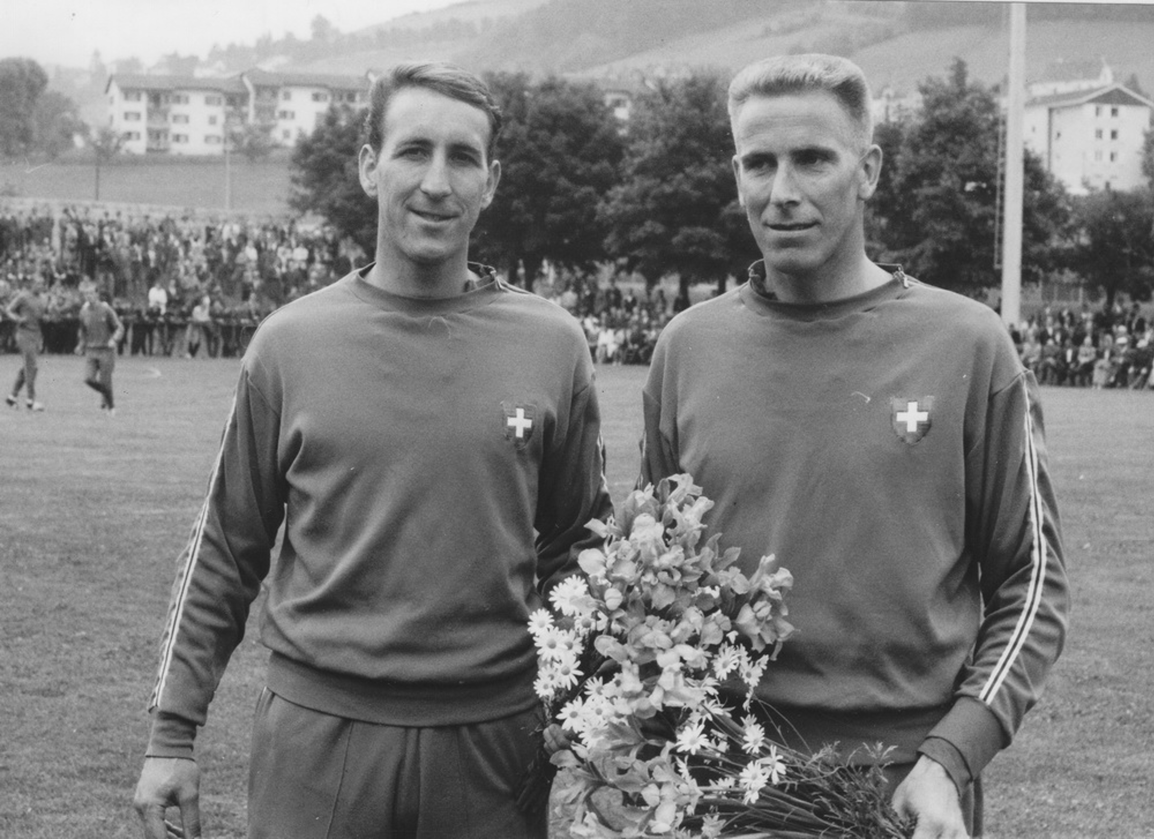 30.6.1962 Schweiz - Deutschland 18:24 (11:12) St. Gallen, Zweimal zwanzig Länderspiele