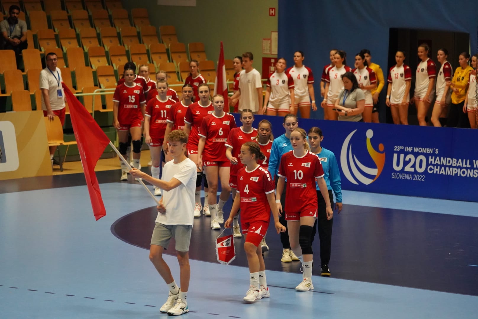 Die Schweizerinnen bei der U20-WM in Slowenien (Lasko)