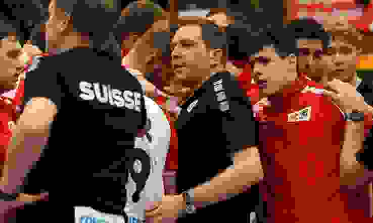 Michael Suter im Testspiel gegen Österreich Michael Suter im Testspiel gegen Österreich