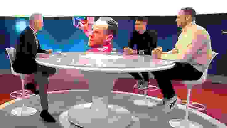 Andy Schmid und Lenny Rubin im Sportpanorama Andy Schmid und Lenny Rubin im Sportpanorama