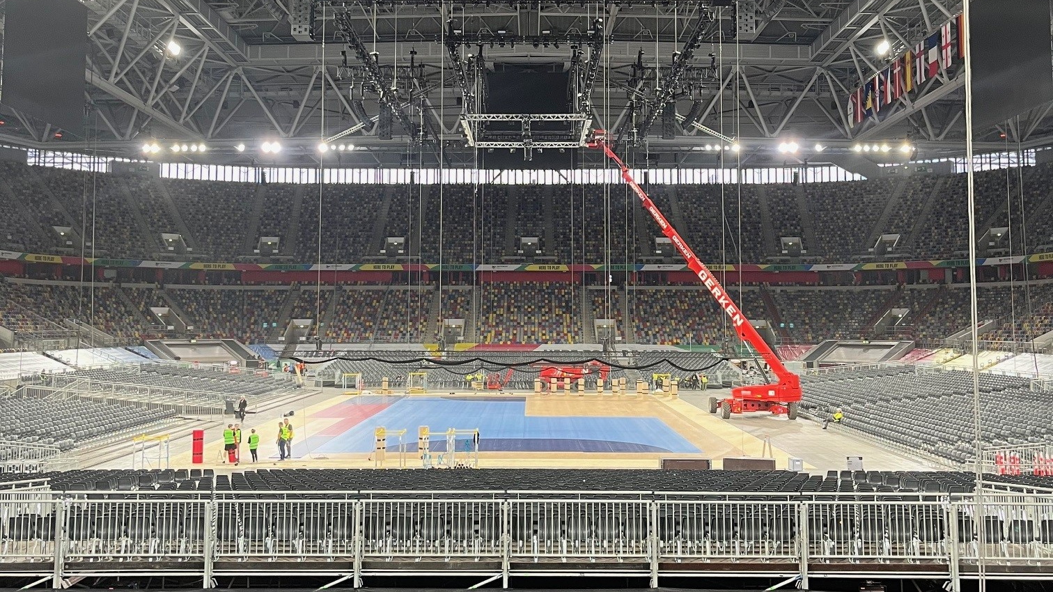 Hallenaufbau Düsseldorf