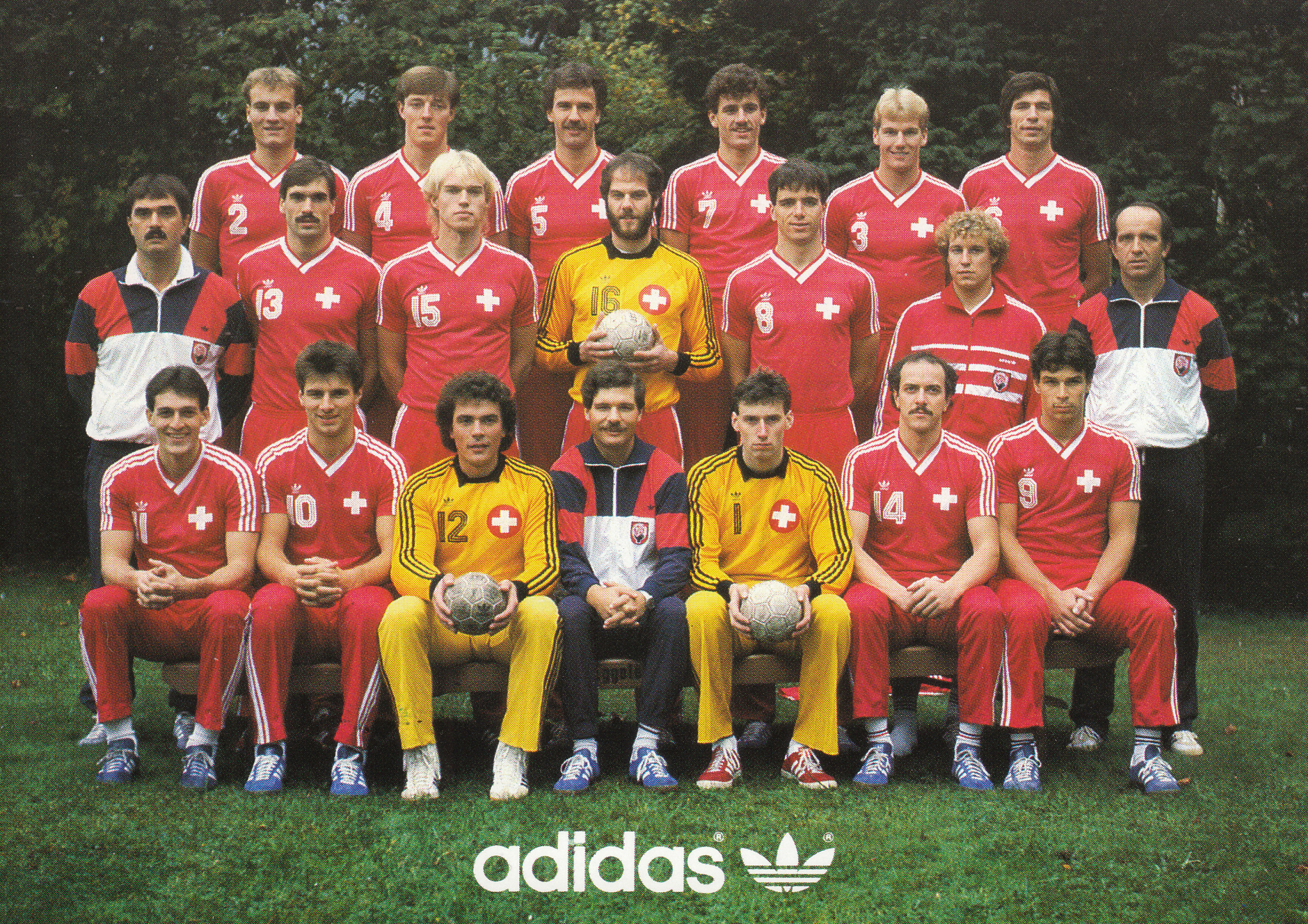 1986 Teamfoto Männer Nati