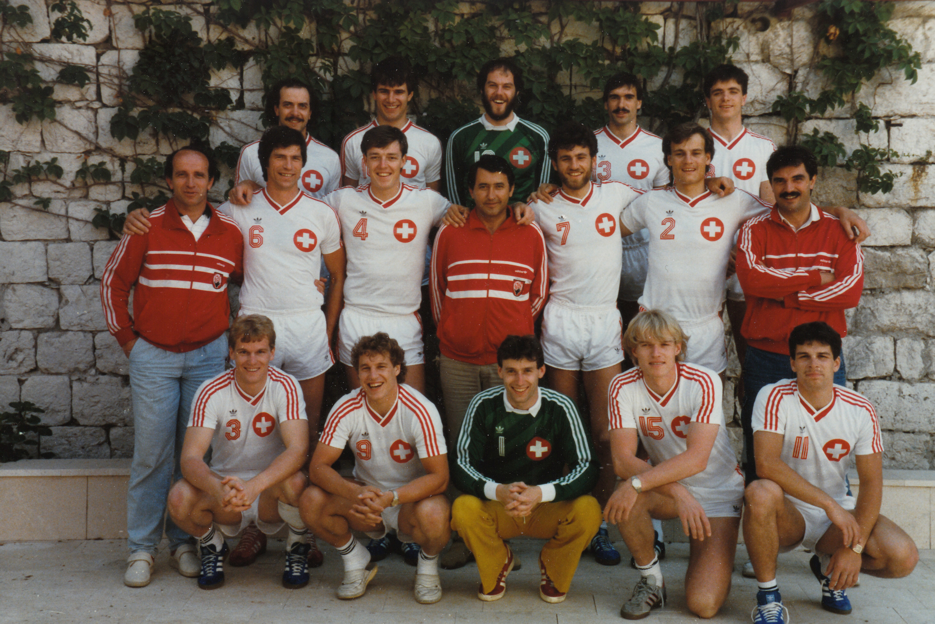 1986-7 Teamfoto Männer Nati.