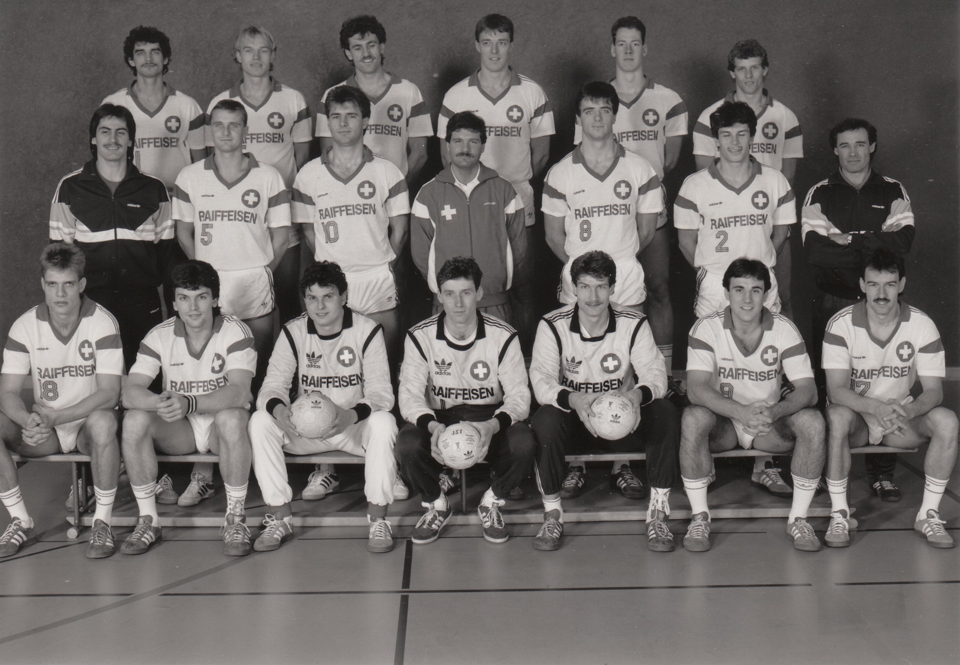 1988/87 Teamfoto Männer Nati