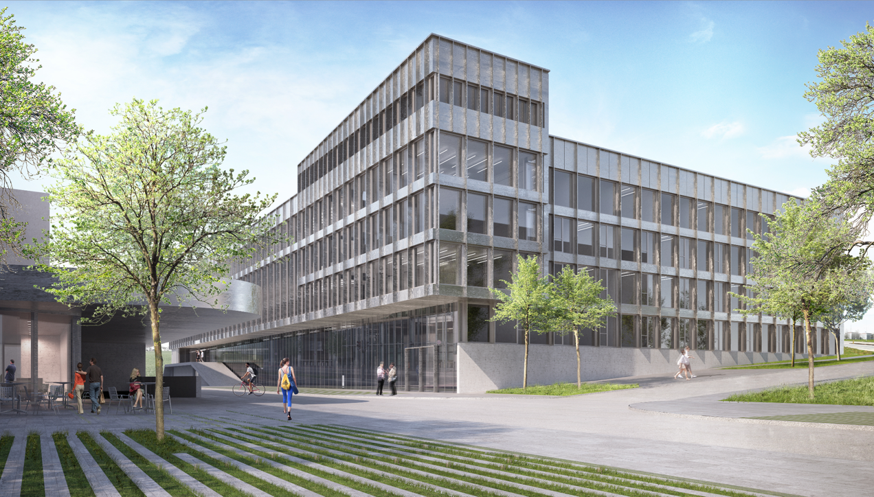 Visualisierung Aussenansicht des OYM in Cham. (oym.ch)