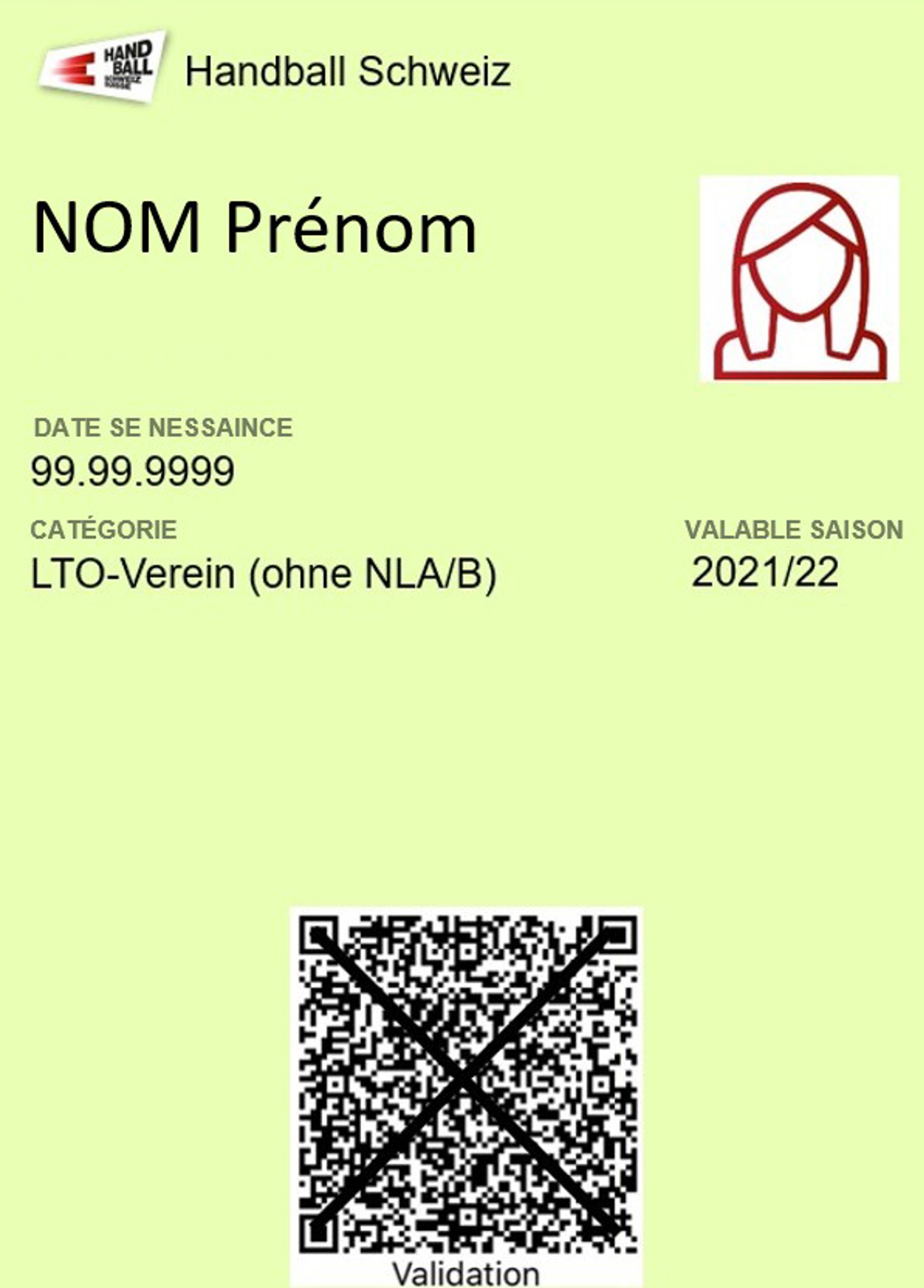 Ausweis LTO Hellgrün Fr