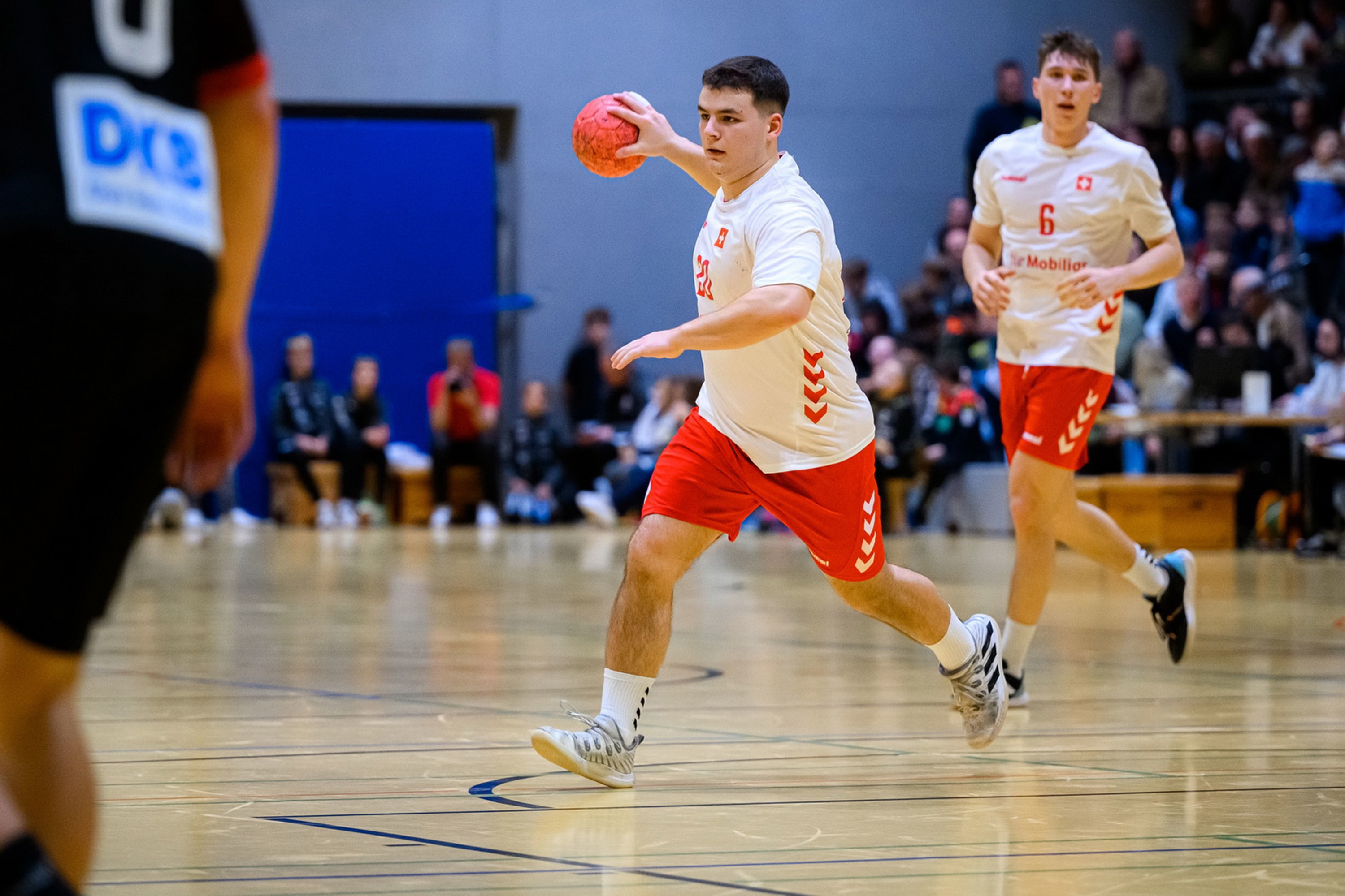 U21 bei einem Testspiel in Grossbottwar gegen Deutschland