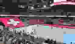 Die Bossard Arena Während Des Heimspiels Gegen Serbien Die Bossard Arena Während Des Heimspiels Gegen Serbien