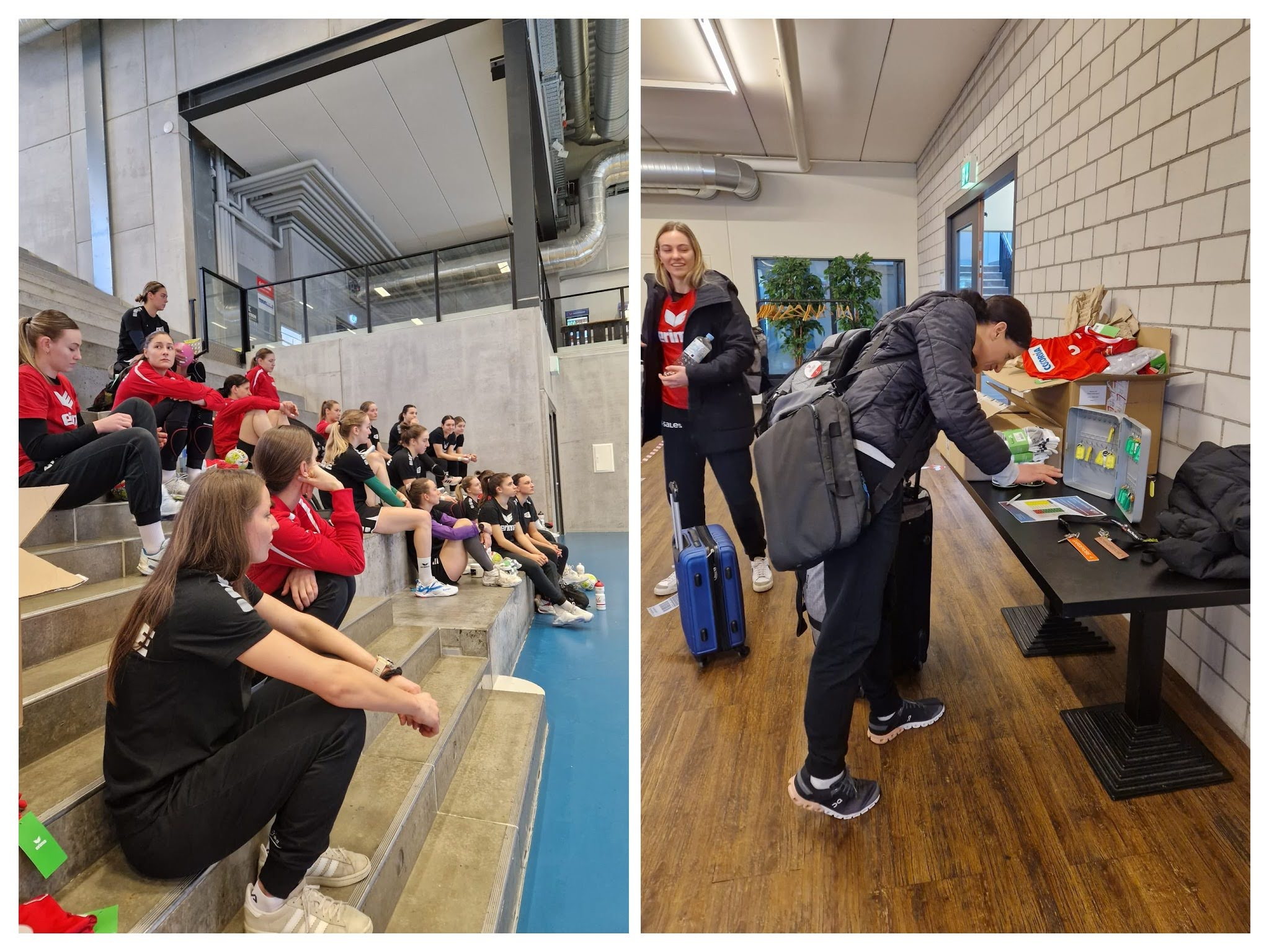 Bei der Nati im Camp