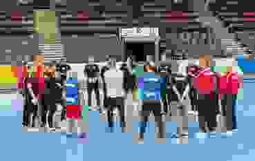 Die Schweiz in der Svyturio-Arena Die Schweiz in der Svyturio-Arena