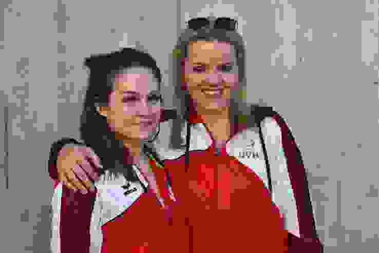 Sarah Baumgartner (l.) und Stephanie Haag Sarah Baumgartner (l.) und Stephanie Haag