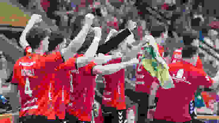 Symbolbild Jubel HSC Suhr Aarau Symbolbild Jubel HSC Suhr Aarau