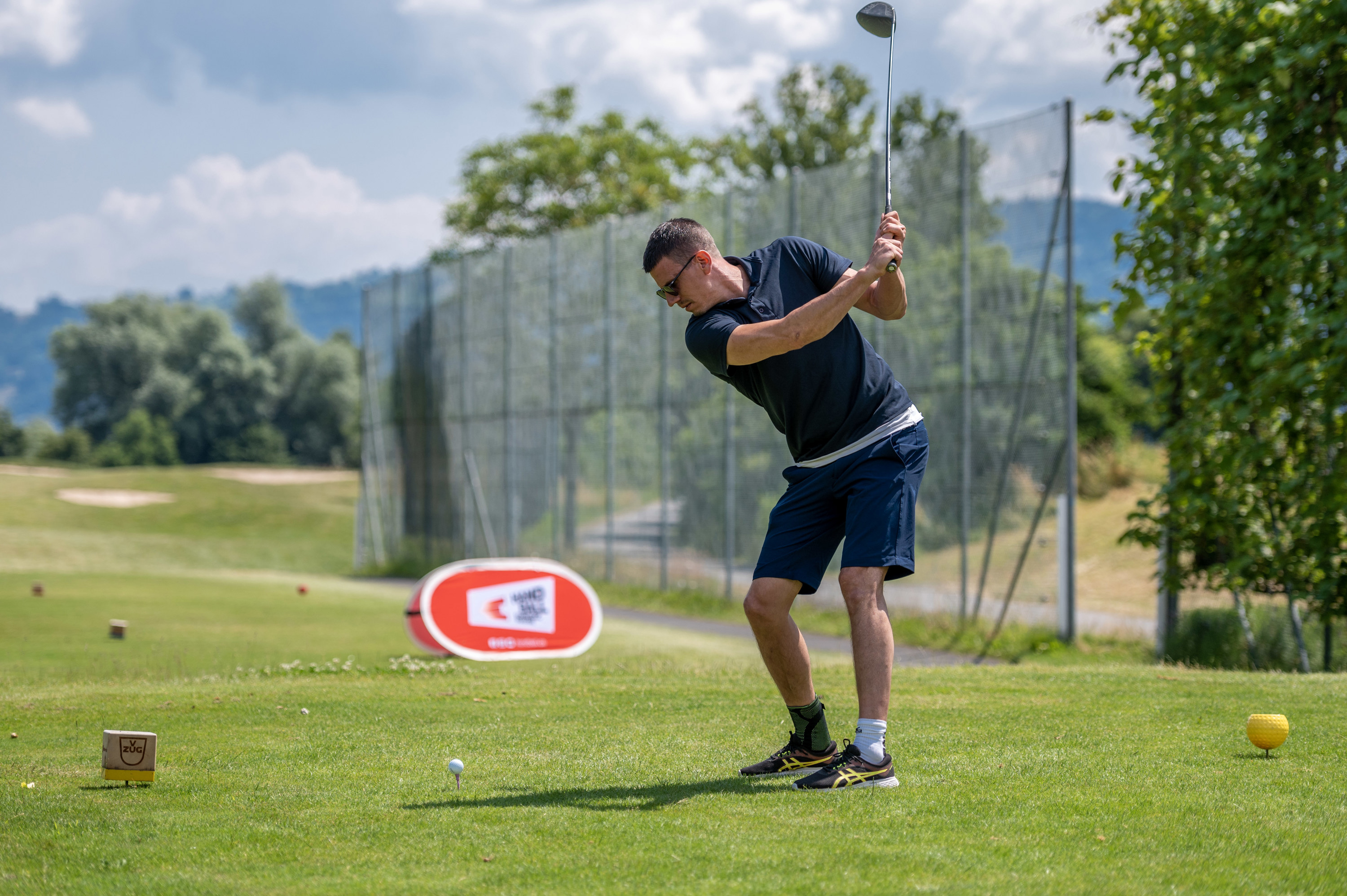 Andy Schmid an der zweiten Handball Golf Charity