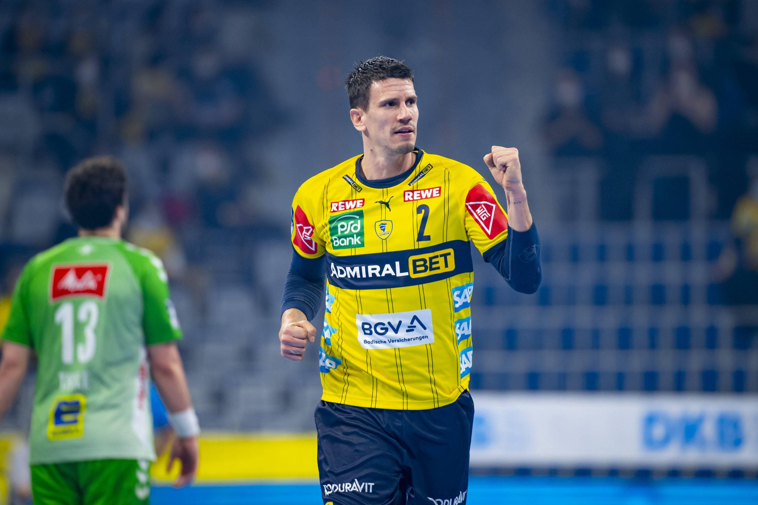 Andy Schmid vor letztem Löwen-Heimspiel