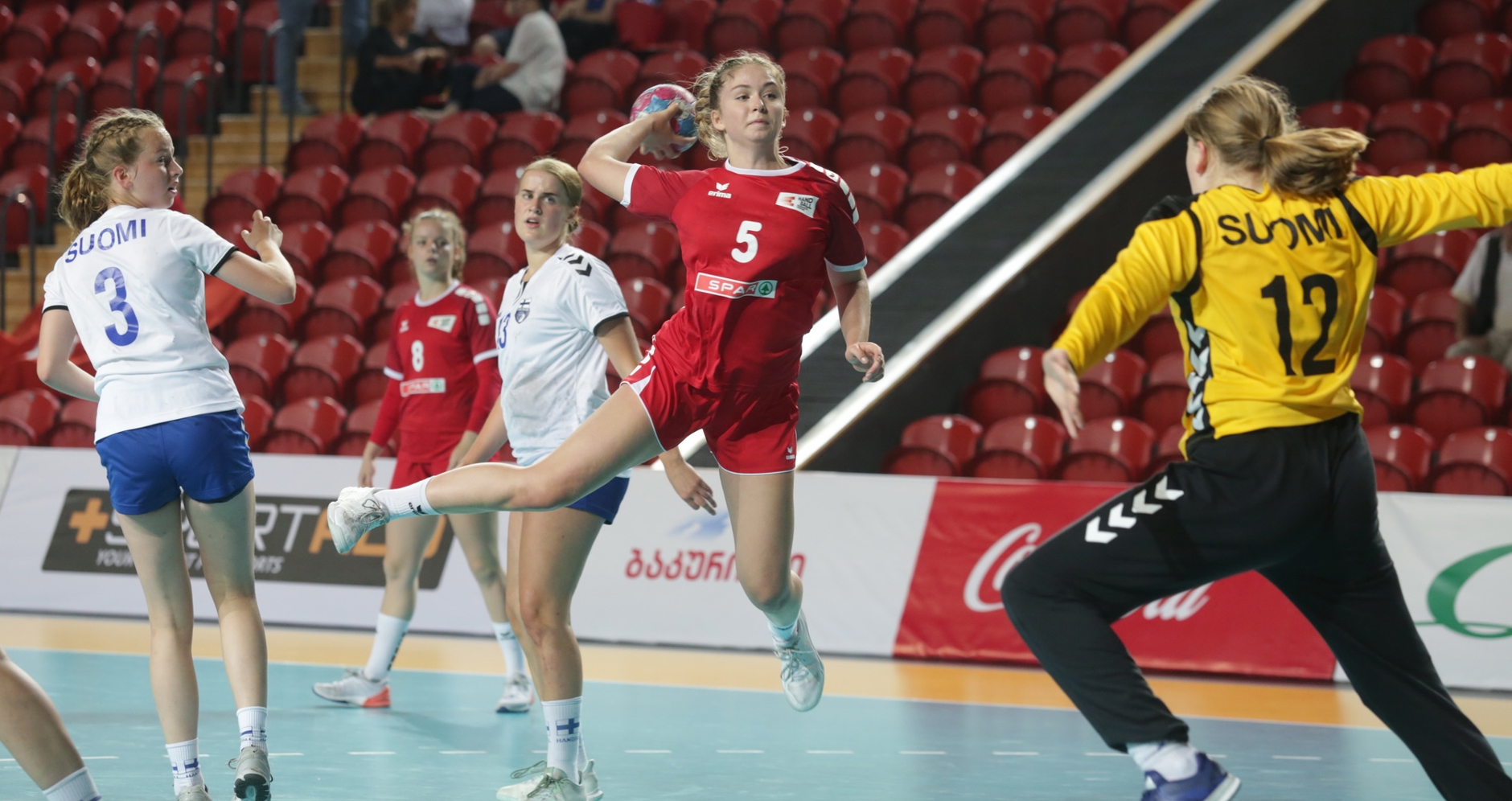 Anna Lena Speerli Im Spiel Gegen Finnland (EHF)