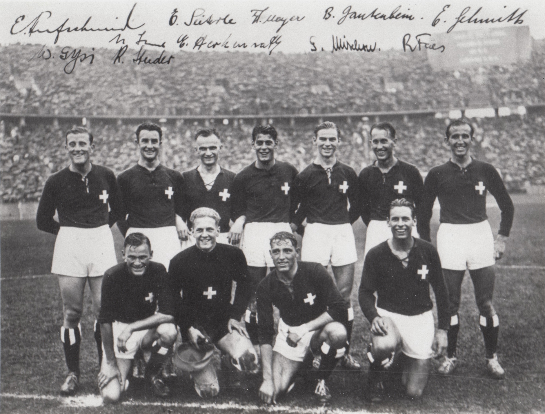 1936 Feldhandball-Nationalmannschaft SUI-HUN 10:5 Olympische Spiele Berlin