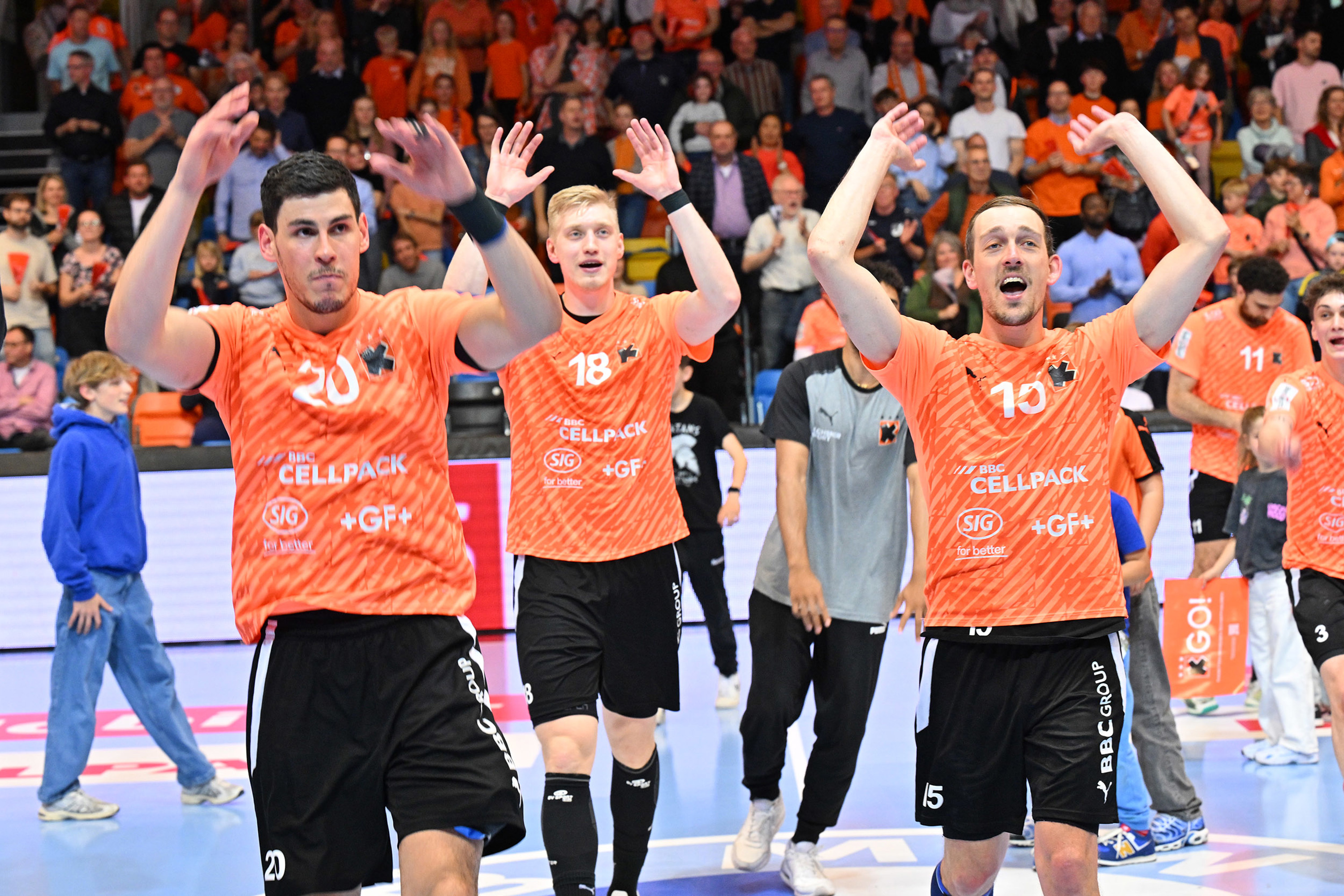 Einzug Finale Kadetten