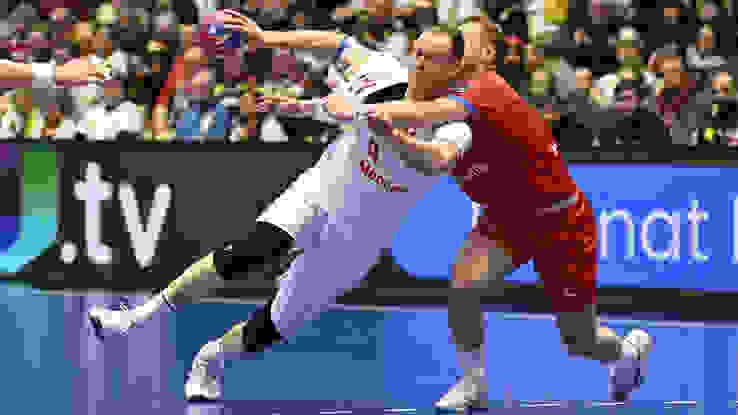 Lenny Rubin im WM-Spiel gegen Tschechien Lenny Rubin im WM-Spiel gegen Tschechien