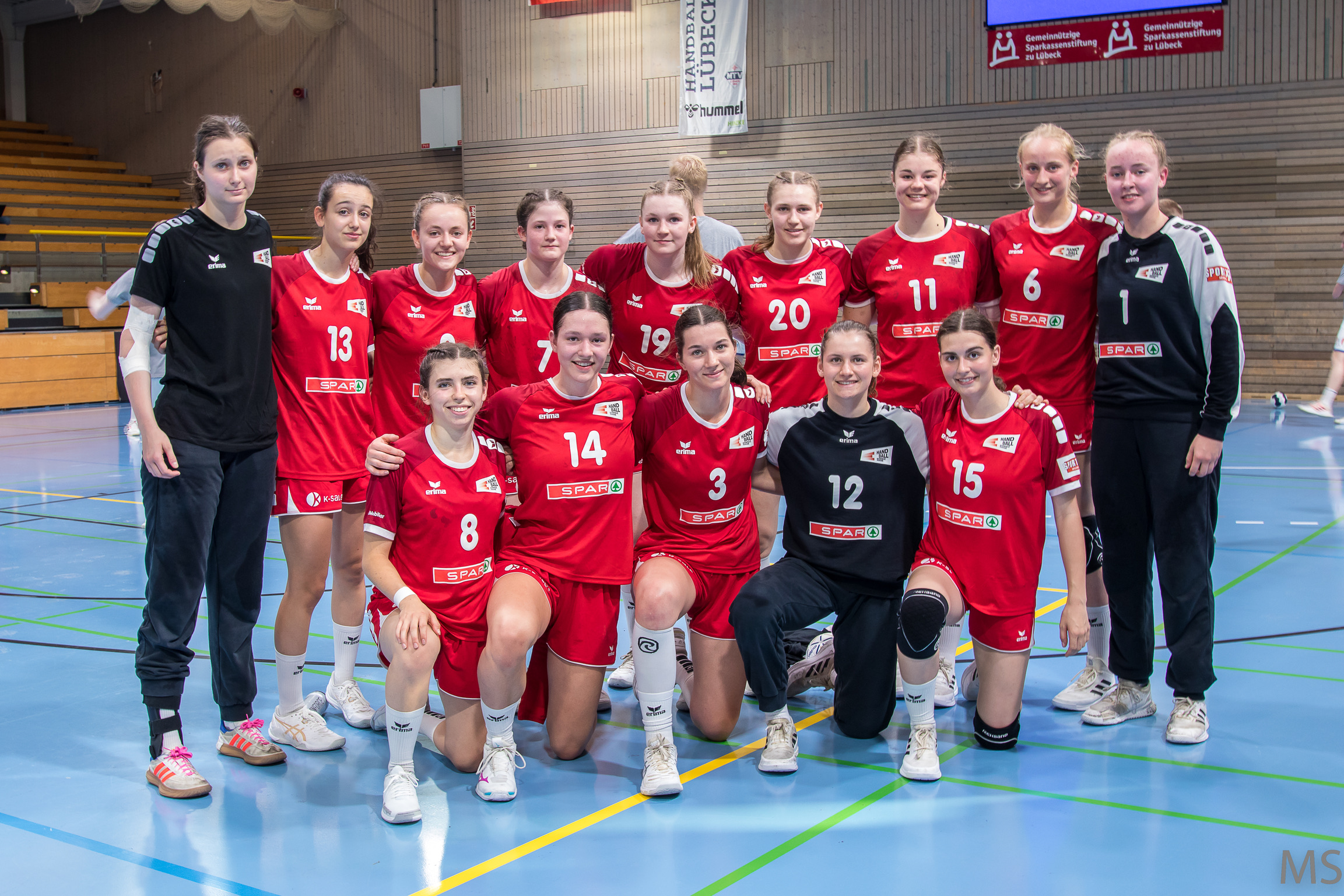 Die Schweizer U18 beim Vorbereitungsturnier in Lübeck im Sommer 2022