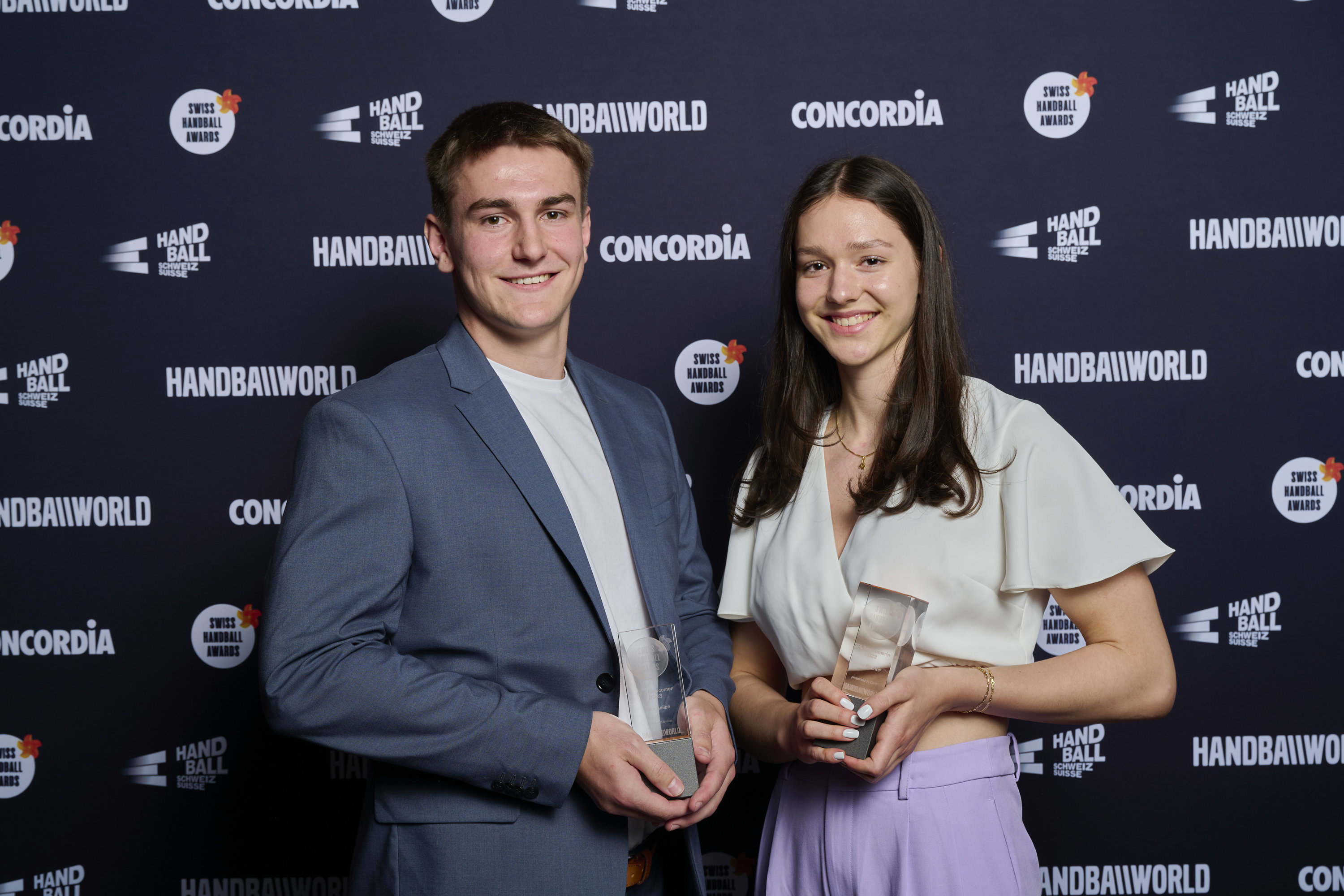 Felix Aellen und Nuria Bucher werden als Newcomer 2023 ausgezeichnet