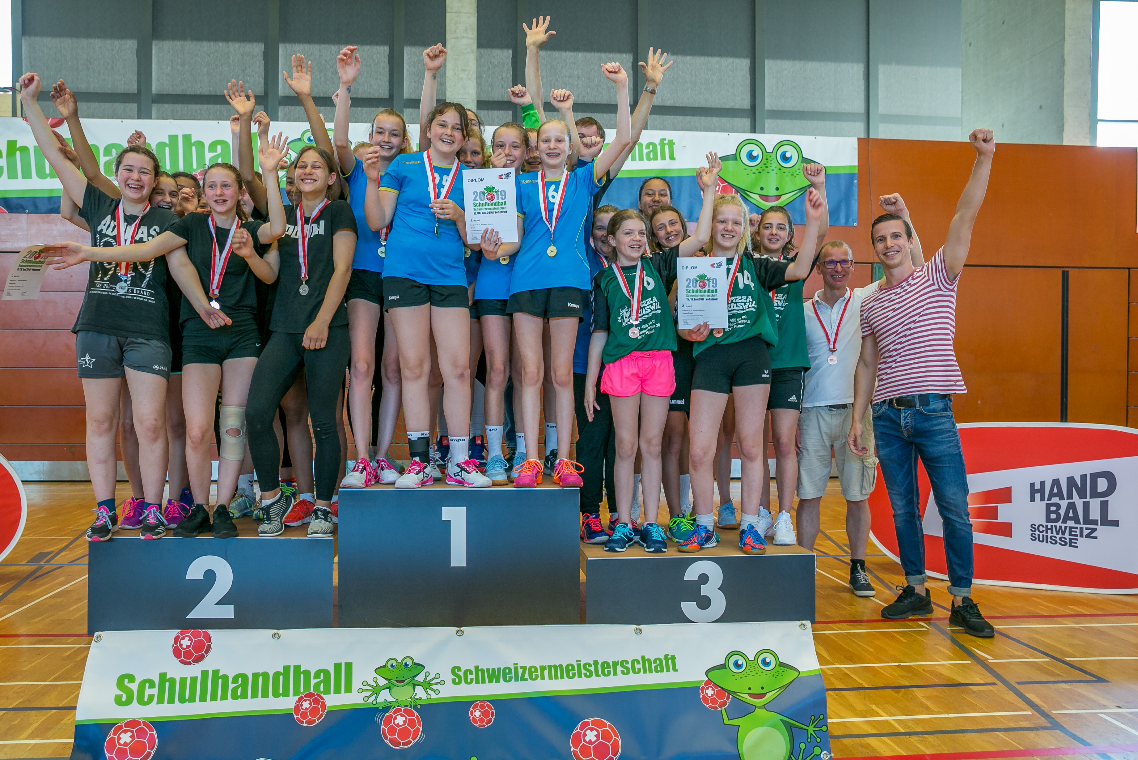 Siegerehrung 7. Sj. Mä