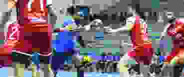 Kap Verde (blau) am Vierländerturnier in Tunesien 2021 Kap Verde (blau) am Vierländerturnier in Tunesien 2021