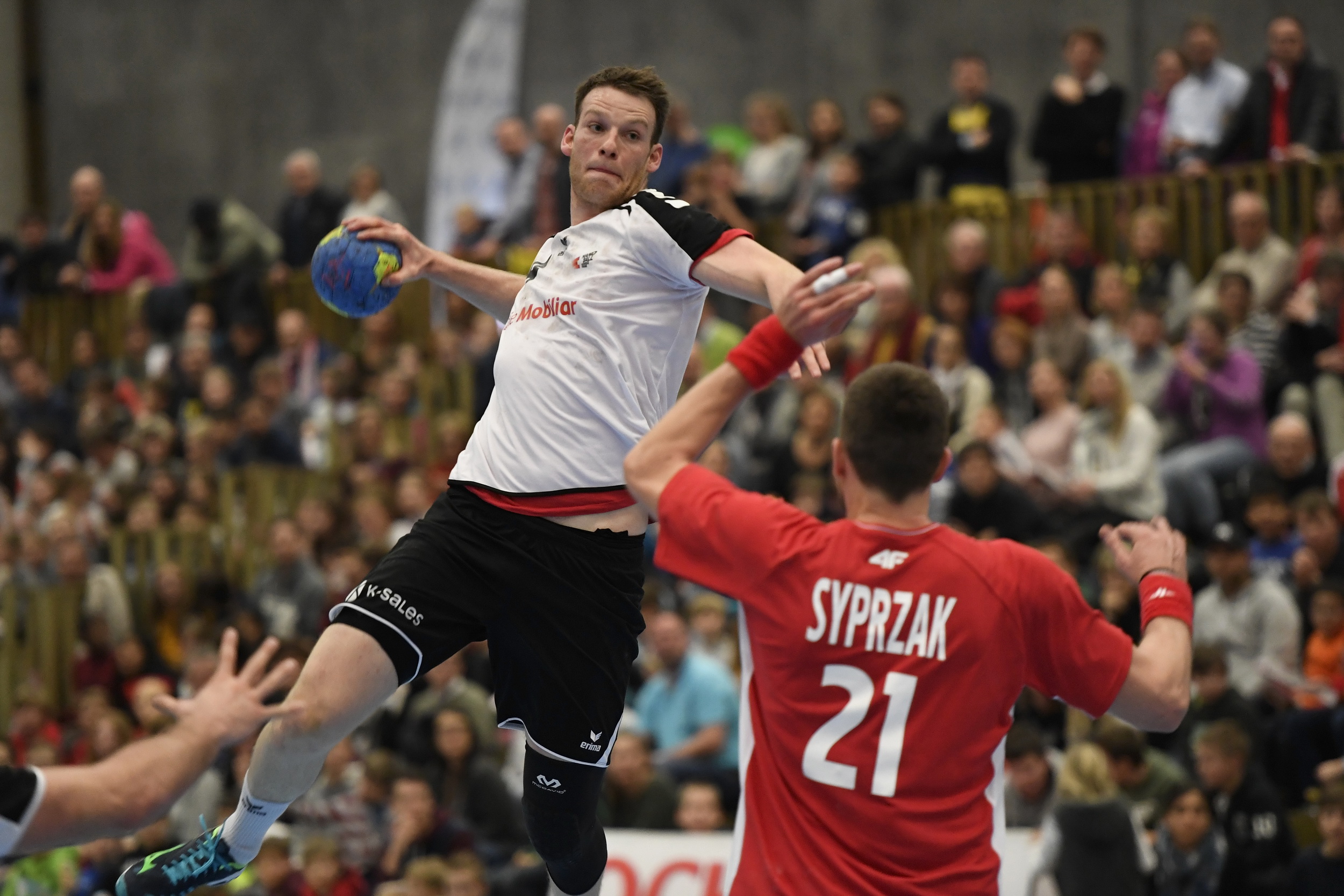 Lenny Rubin am 20. master cup gegen Polen. (Alexander Wagner)