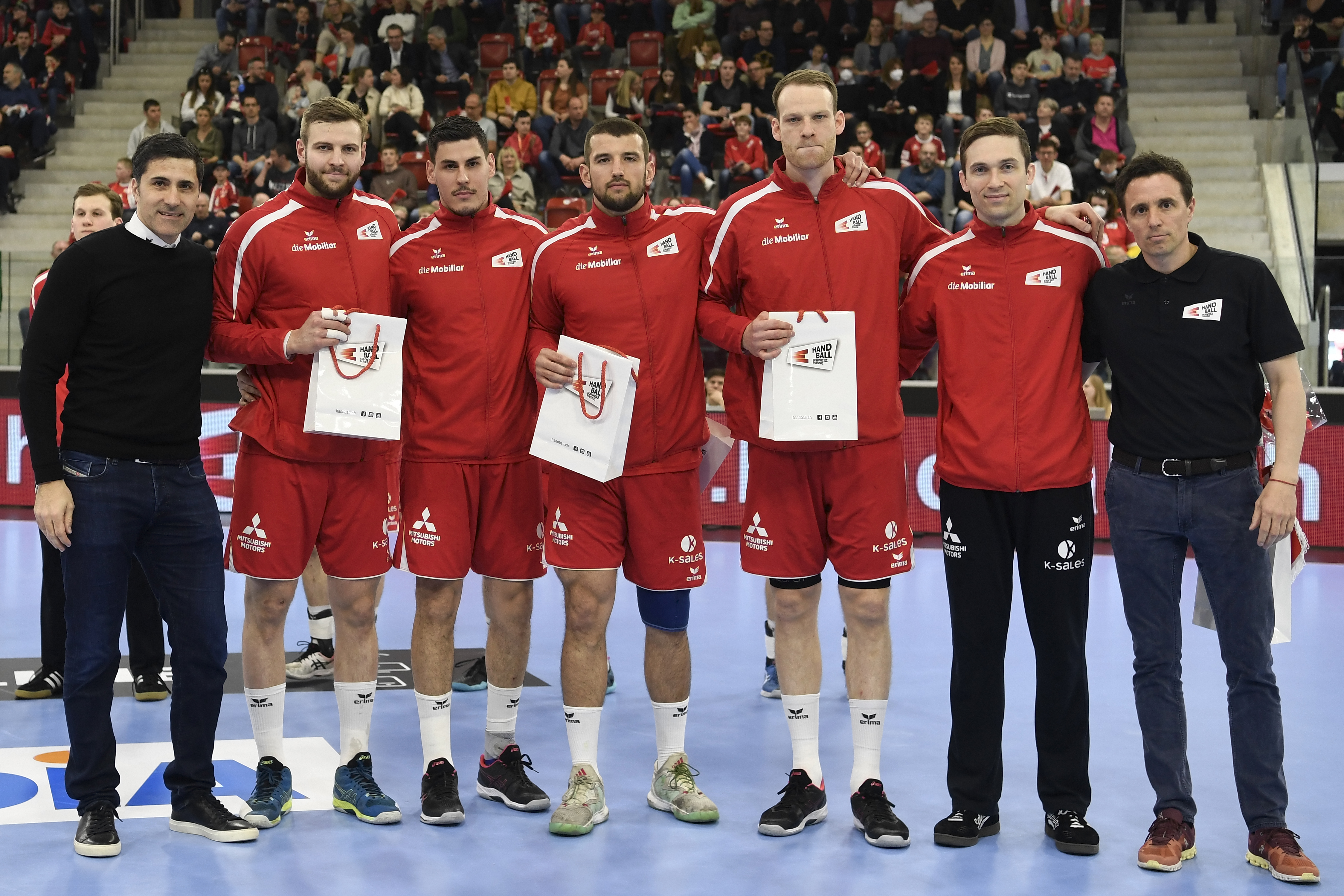 Ehrungen vor Schweiz - Portugal