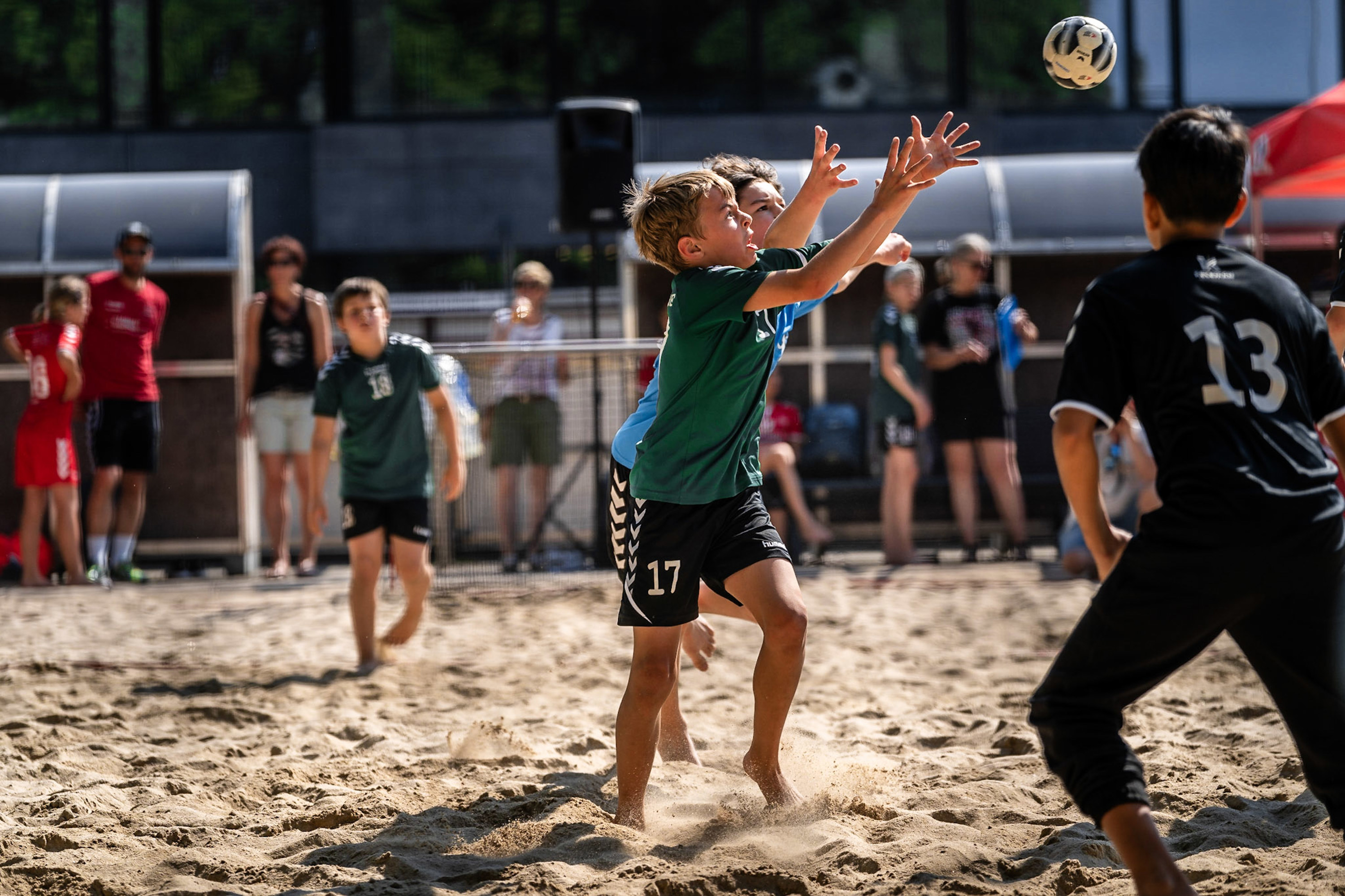 Kinderhandball Festival in Zofingen Beach Softhandball