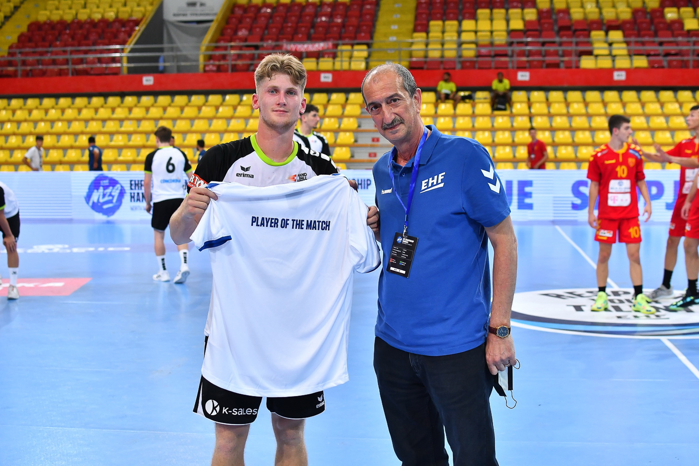 Laurin Rinderknecht Best Player Nordmazedonien