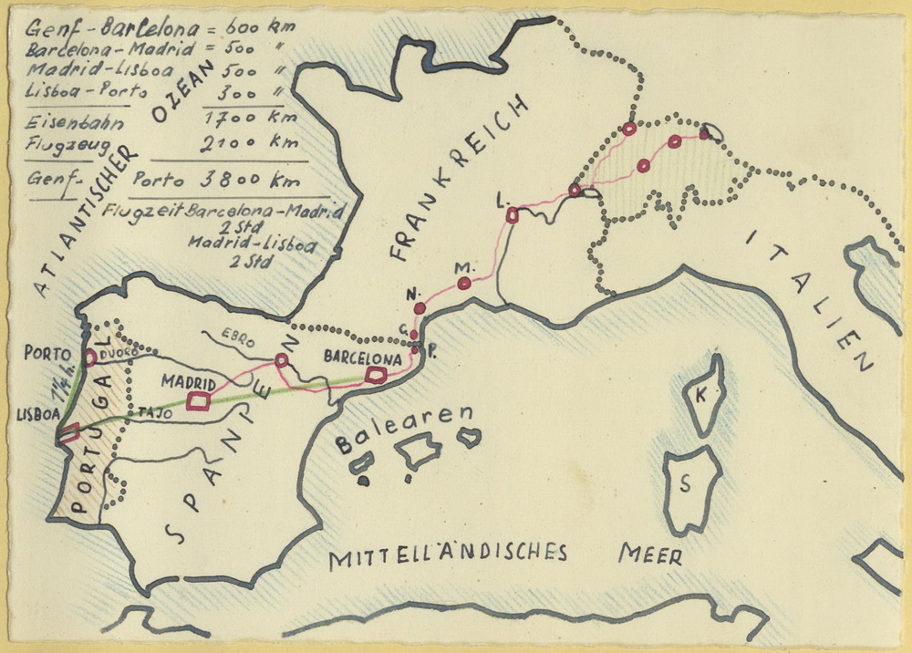 1951 05 13 Portugal Spanien Reise 00