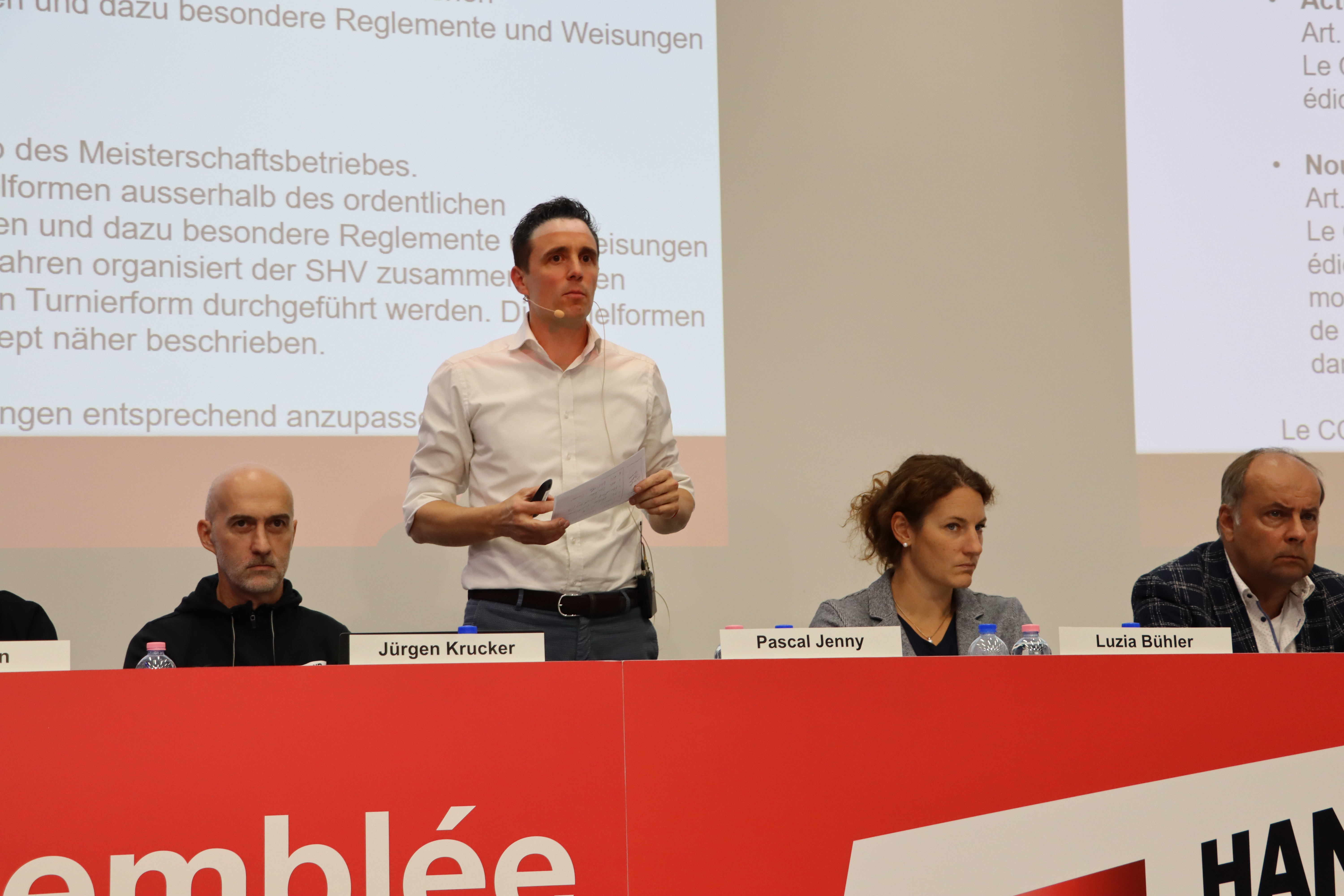 Pascal Jenny führte zum ersten Mal durch die MV