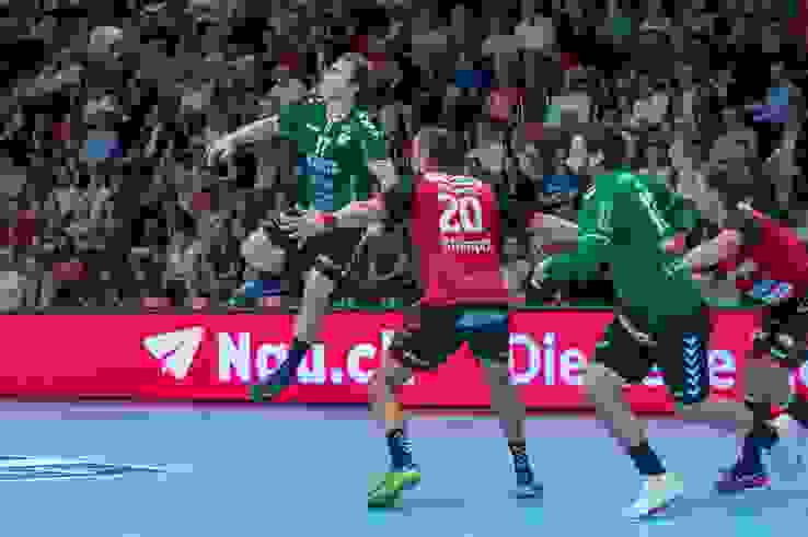 BSV Bern gegen Wacker Thun am 30. August 2018 in der Mobiliar Arena. (Roland Peter) BSV Bern gegen Wacker Thun am 30. August 2018 in der Mobiliar Arena. (Roland Peter)