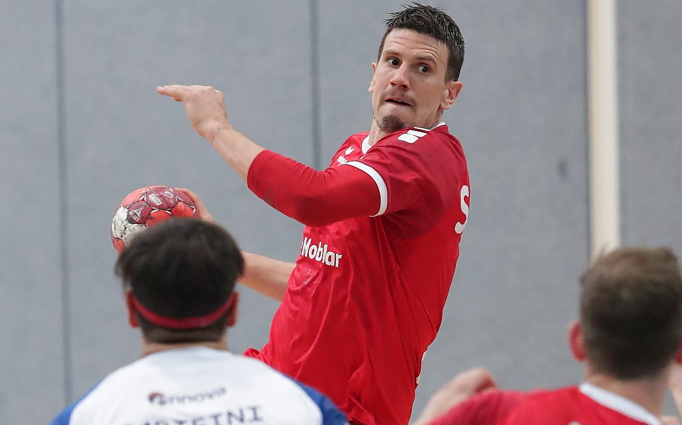 Andy Schmid beim Spiel Italien - Schweiz