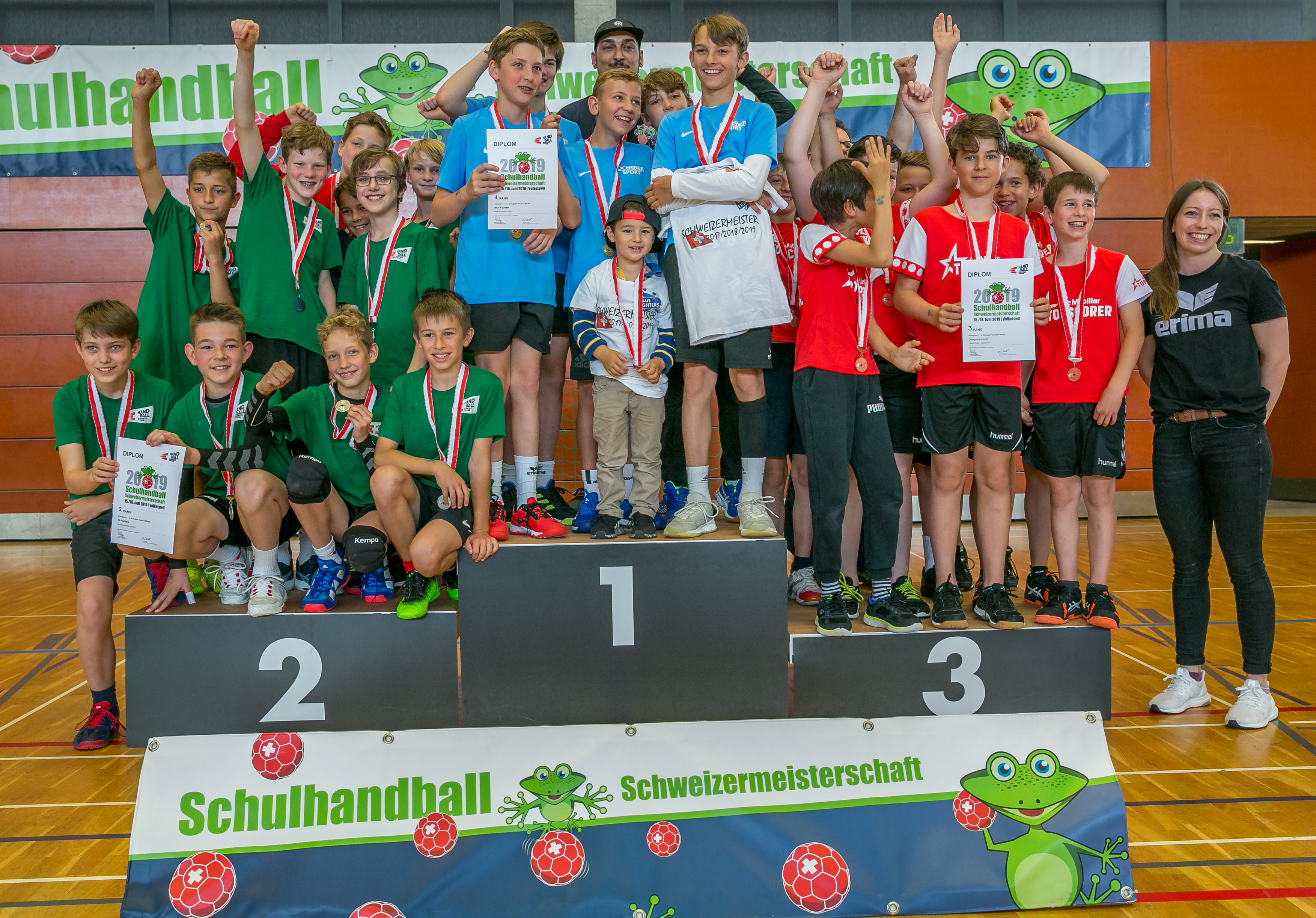 Siegerehrung 6. Sj. Kn