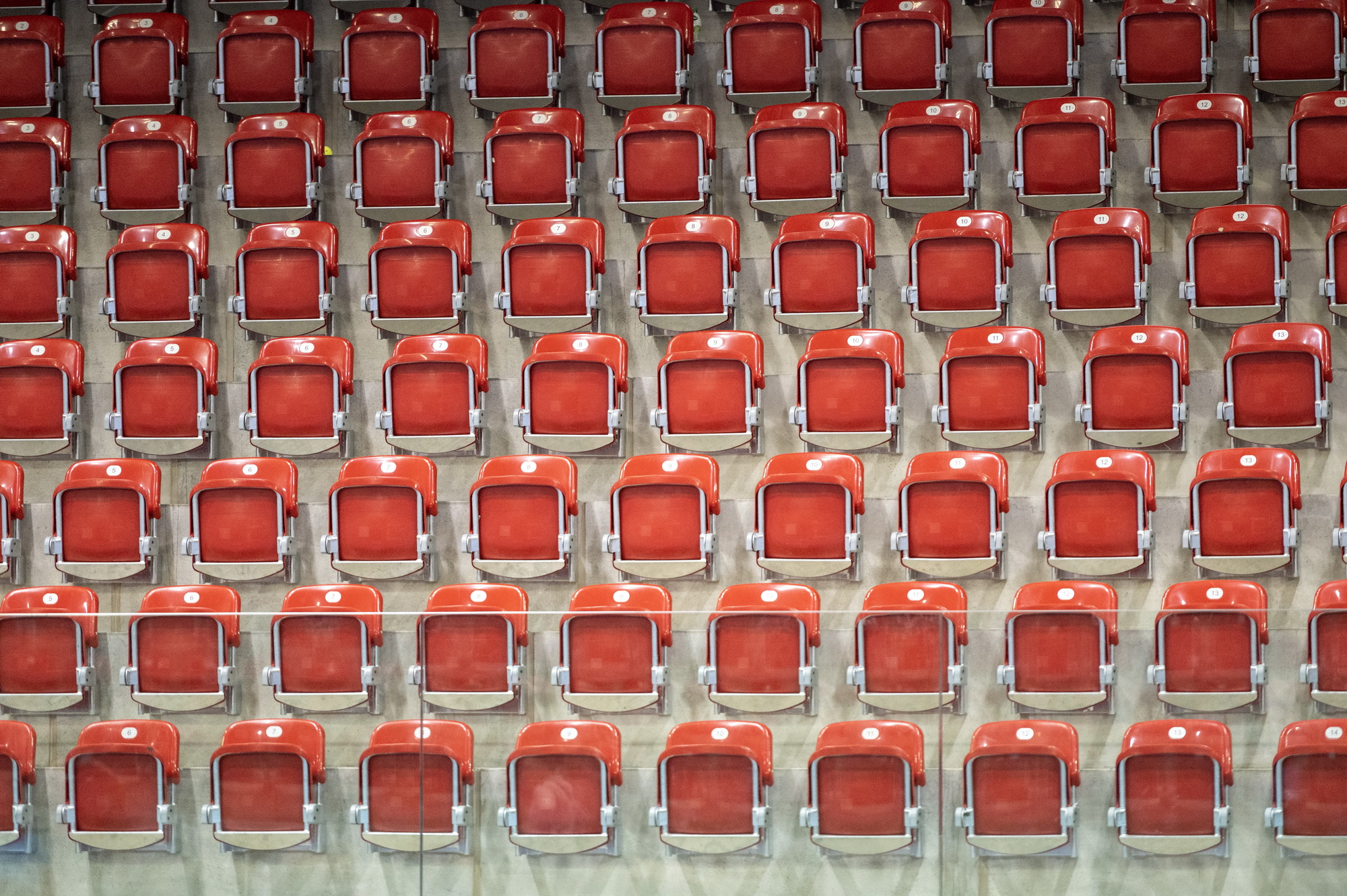 Symbolbild Tribüne AXA Arena. (Marco Ellenberger)