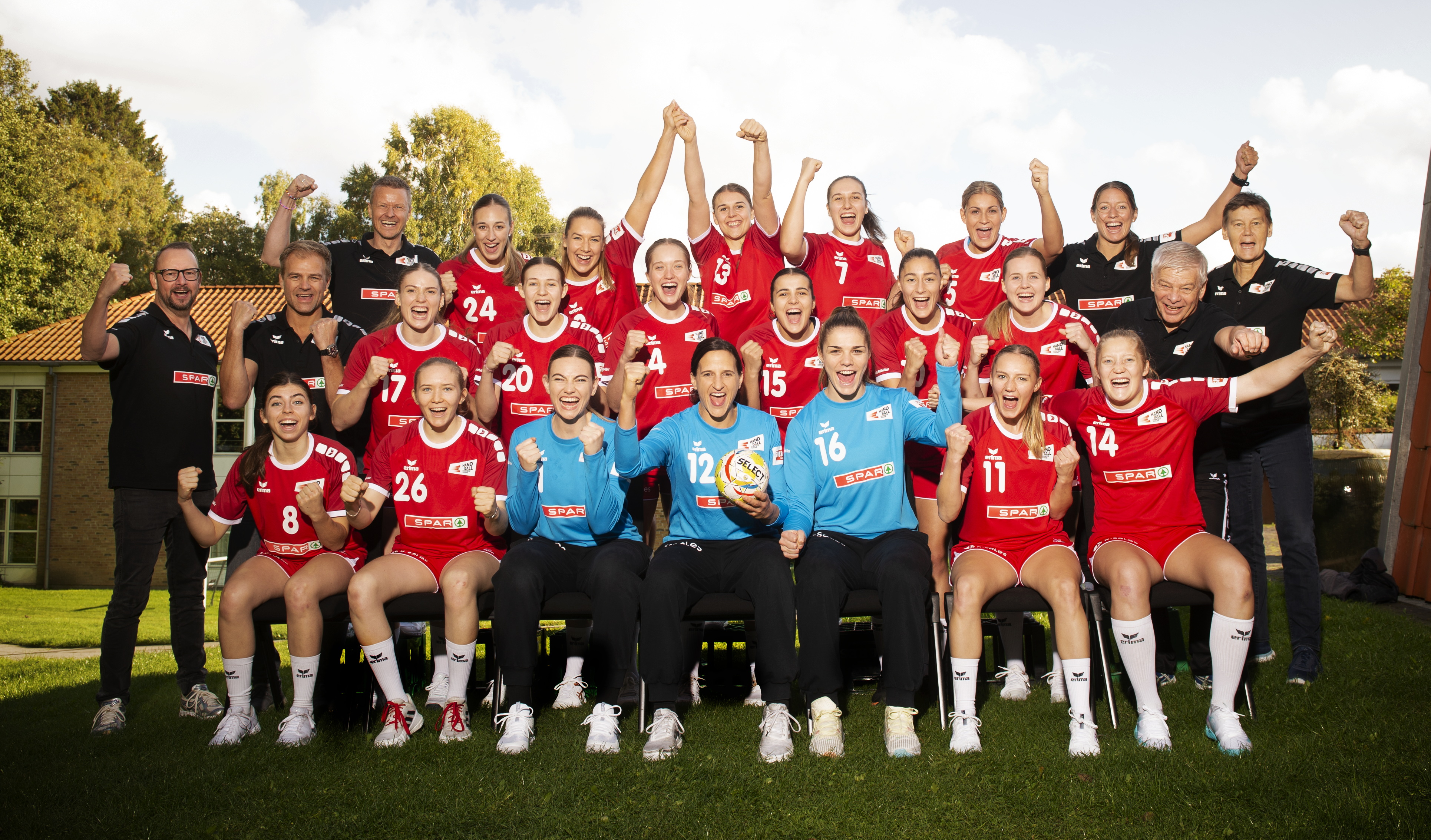 Gruppenfoto Jubel vor der EM 2022