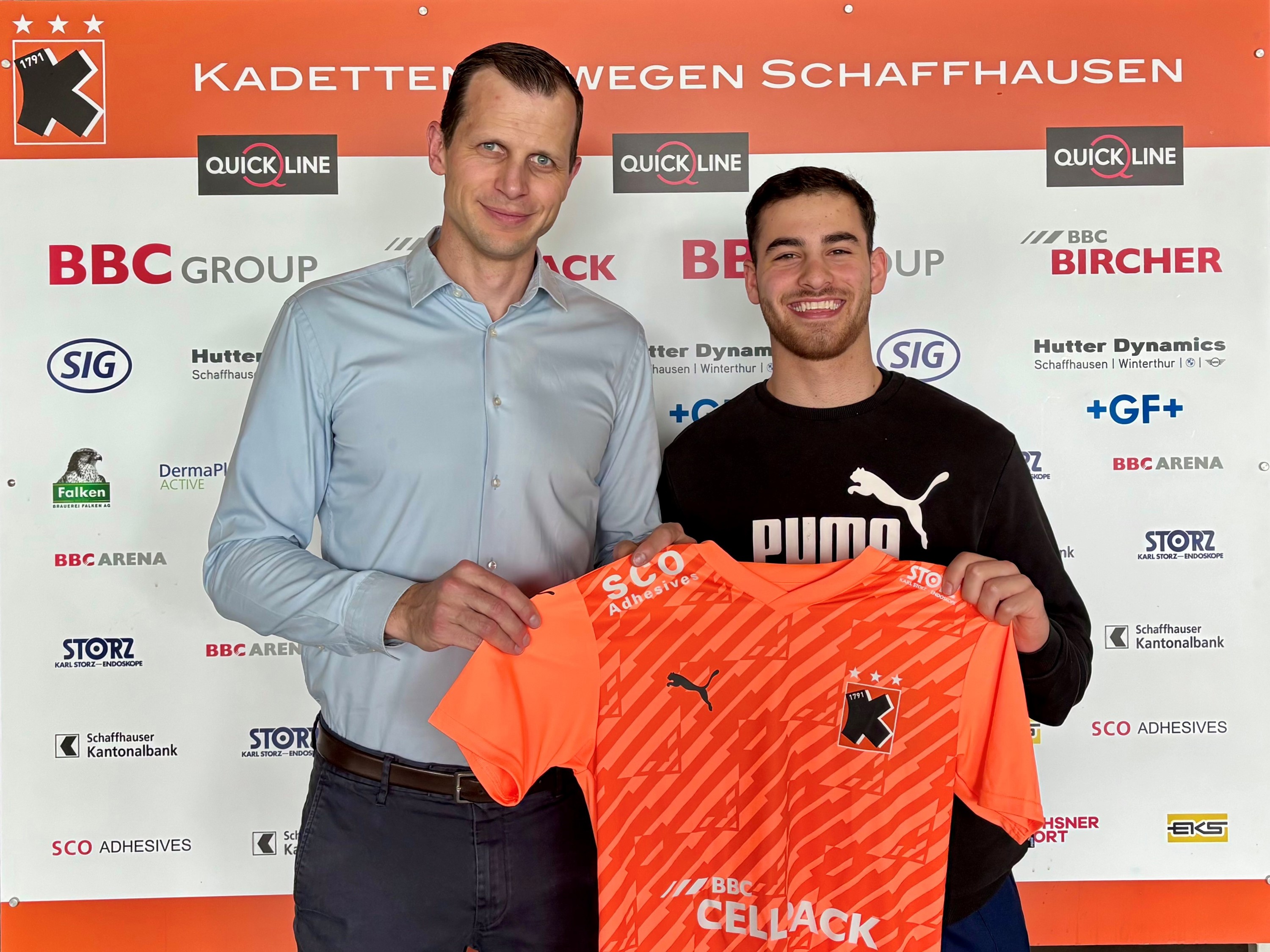 Nikos Sarlos zu den Kadetten