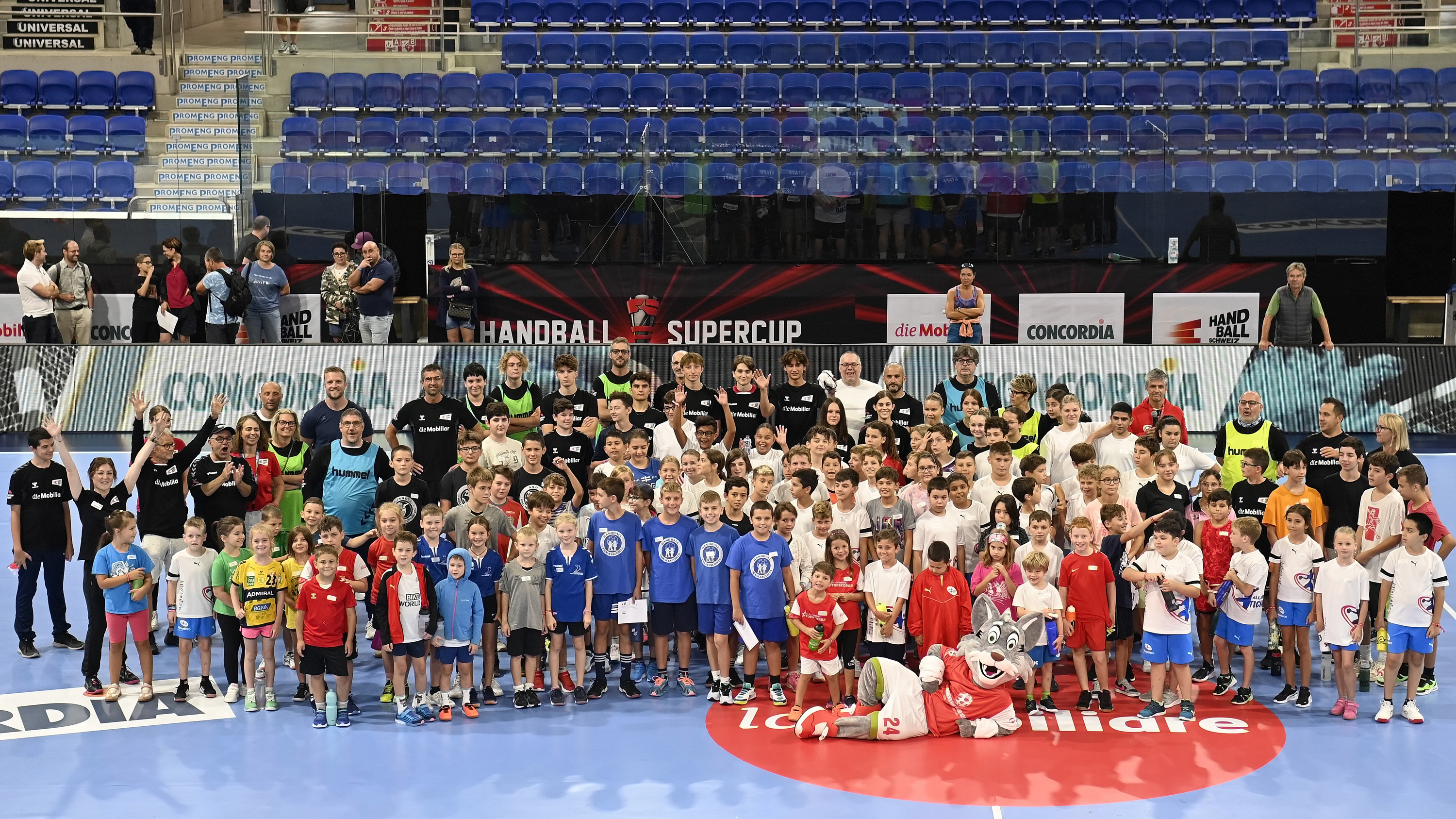 Kids Day am Supercup 2024 in der Gottardo Arena